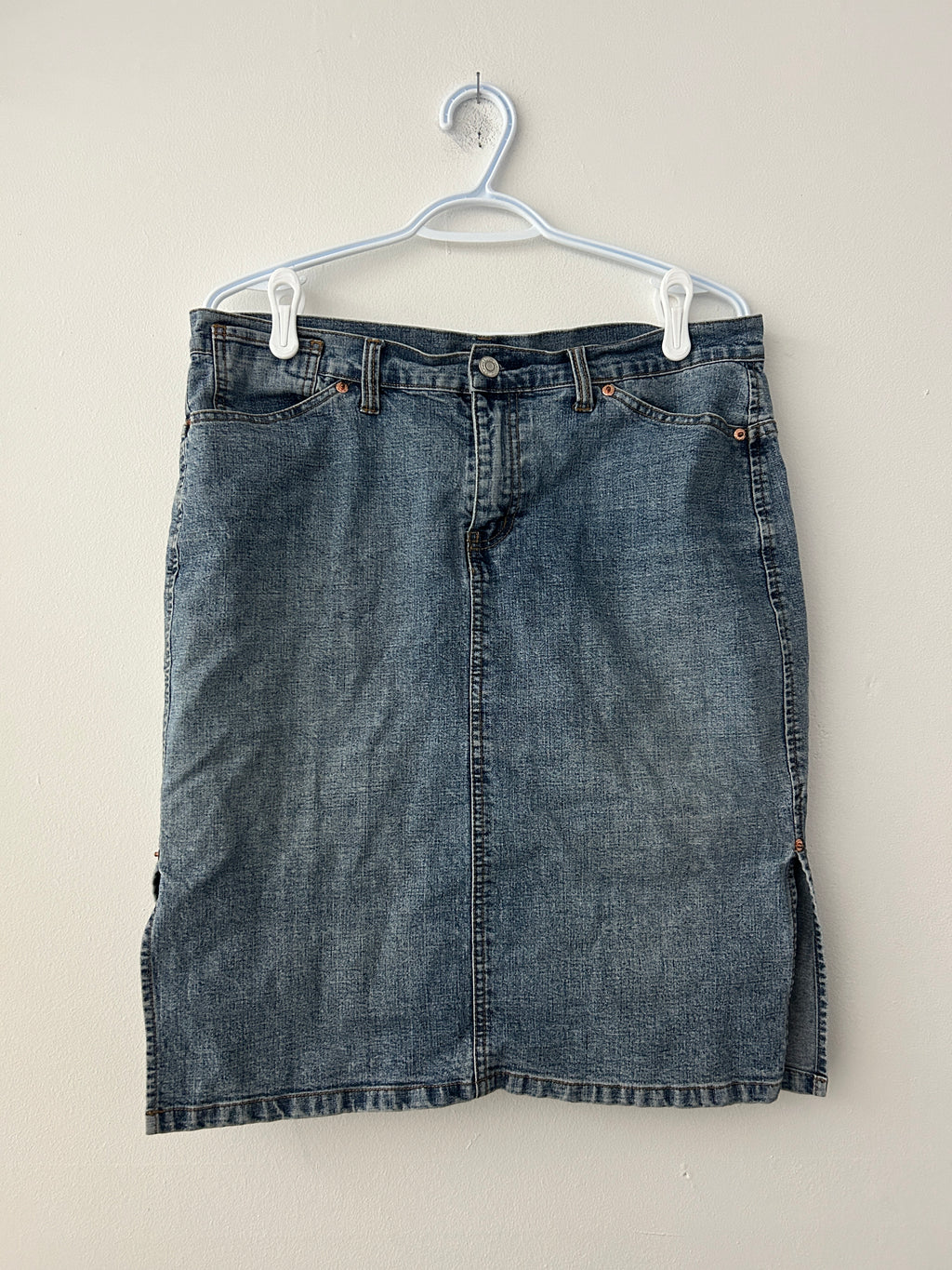 Jupe en denim bleu — REQUEST