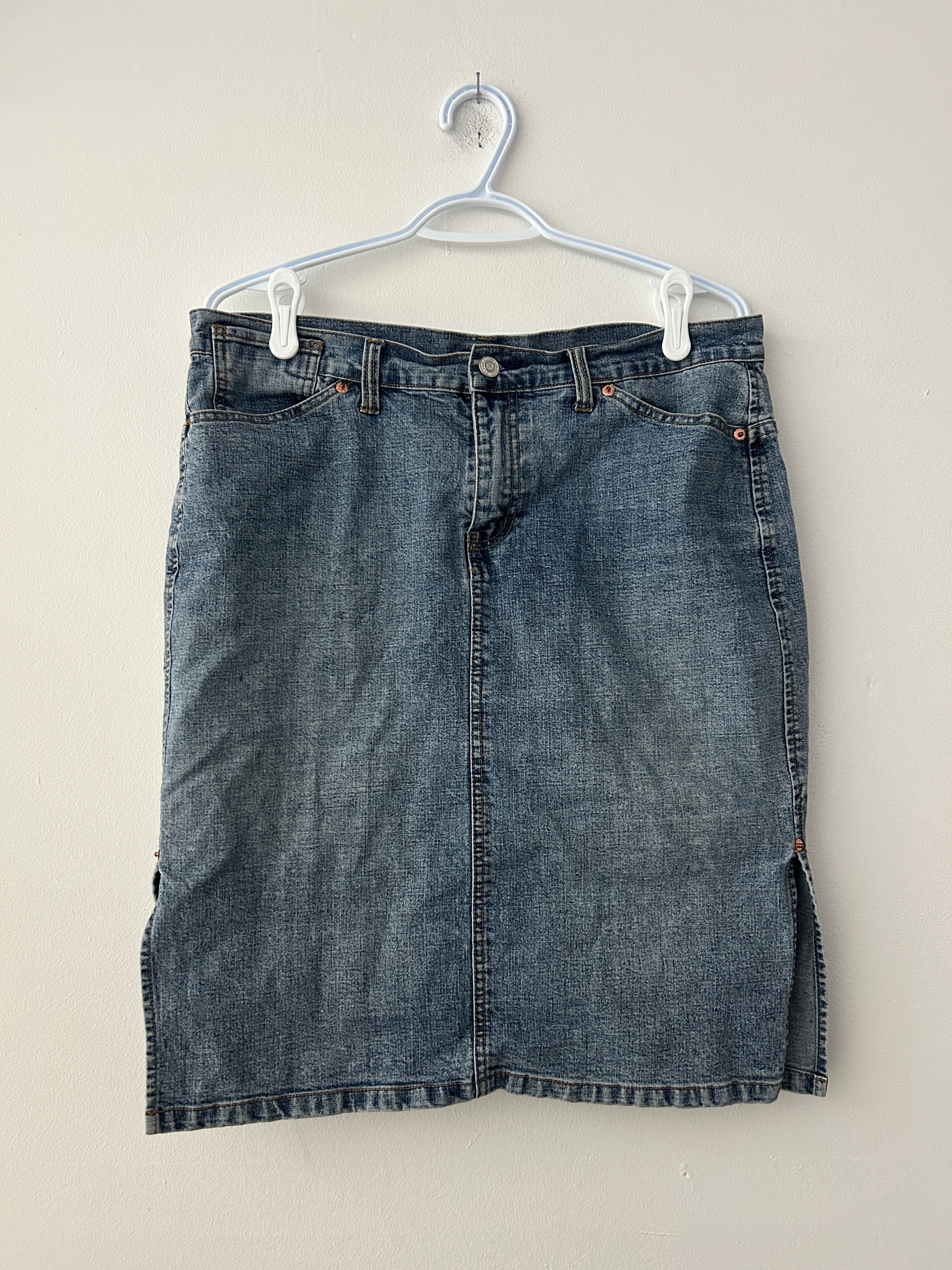 Jupe en denim bleu — REQUEST