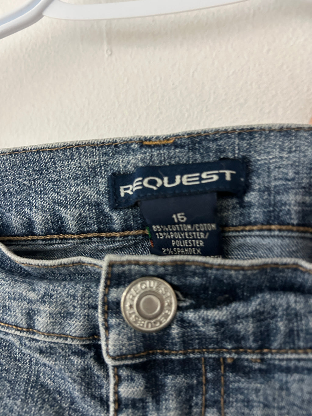 Jupe en denim bleu — REQUEST