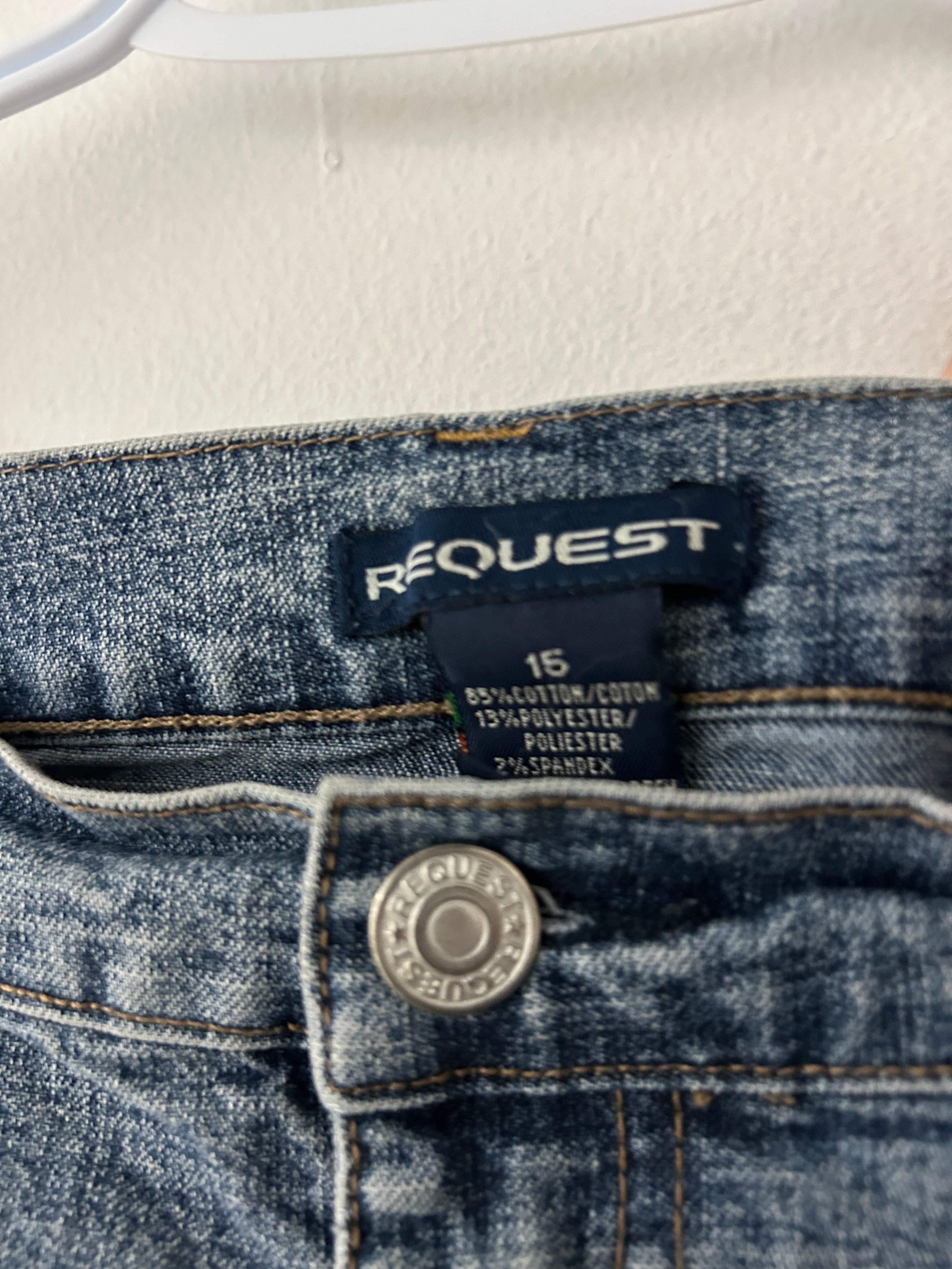 Jupe en denim bleu — REQUEST