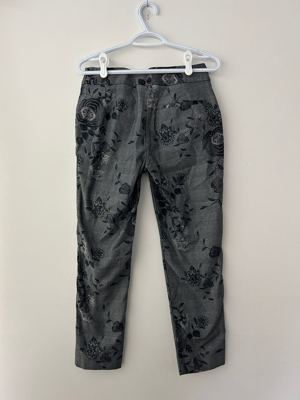 Pantalon à motif floral et carreaux — Lisettel
