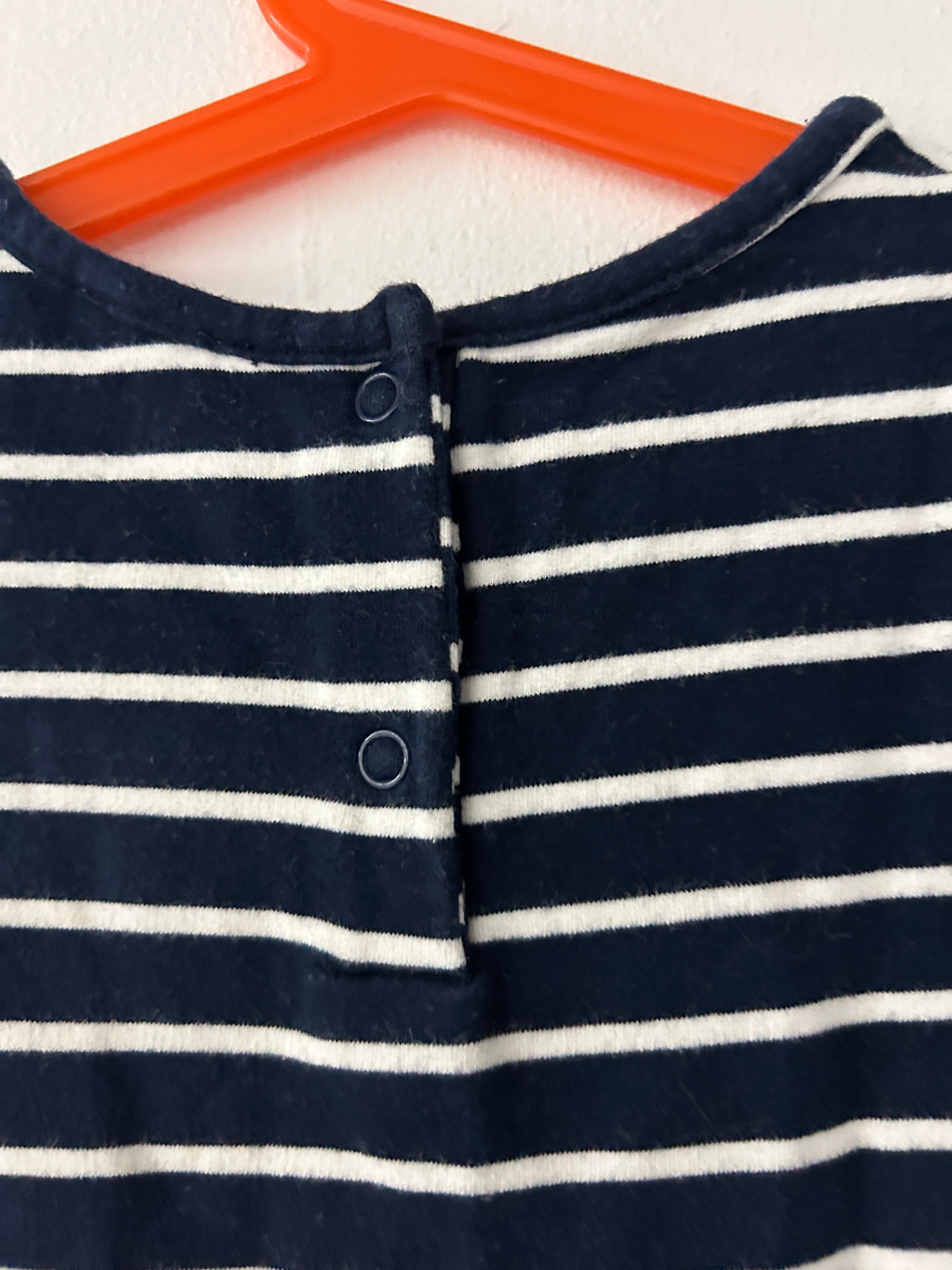 Robe rayée à cœur pailleté — Orchestra