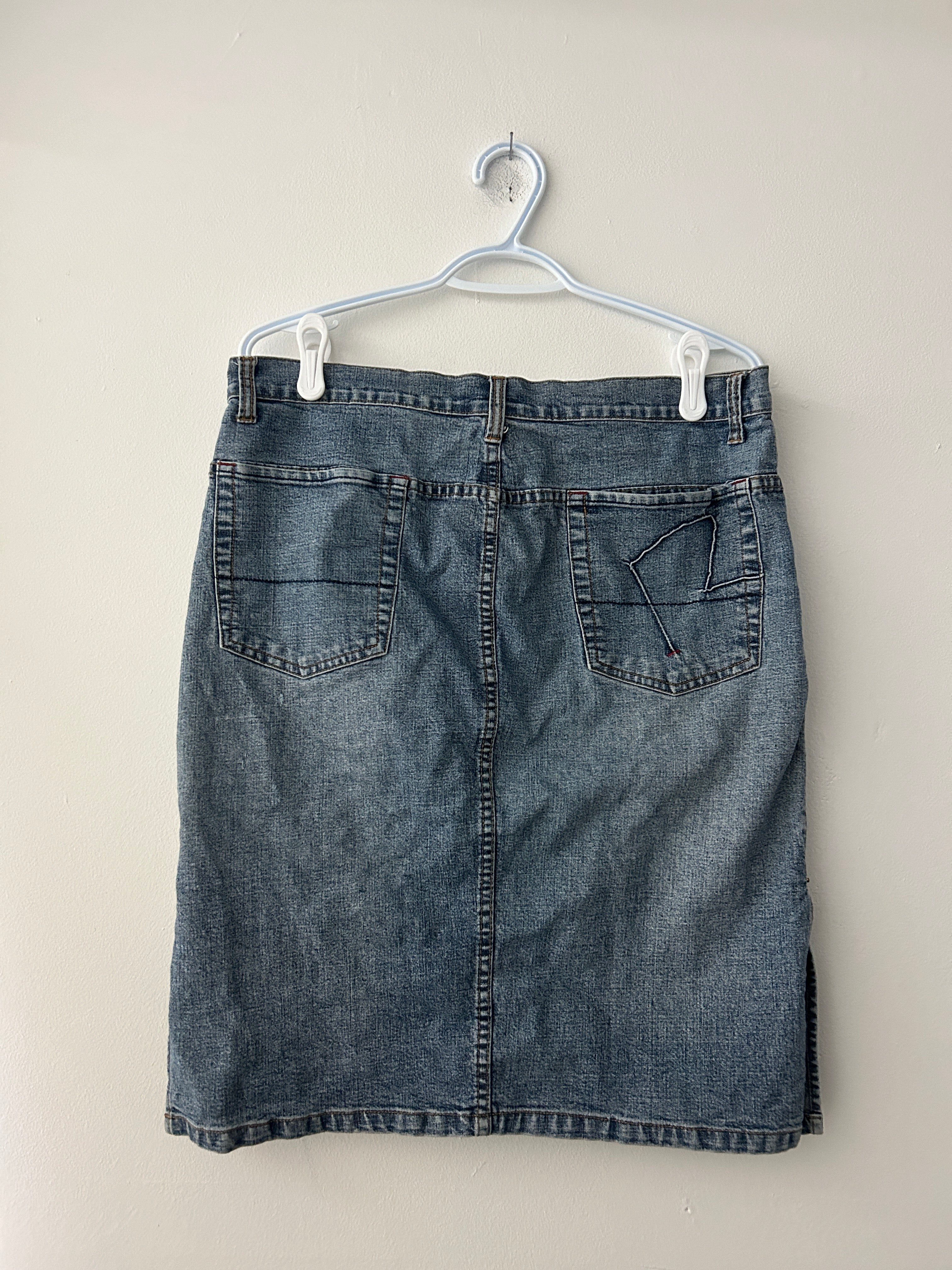 Jupe en denim bleu — REQUEST