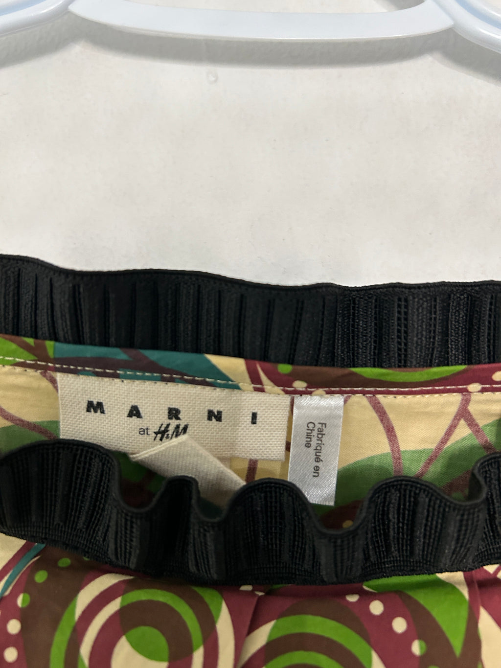 Jupe imprimée cercle multicolore — Marni x H&M