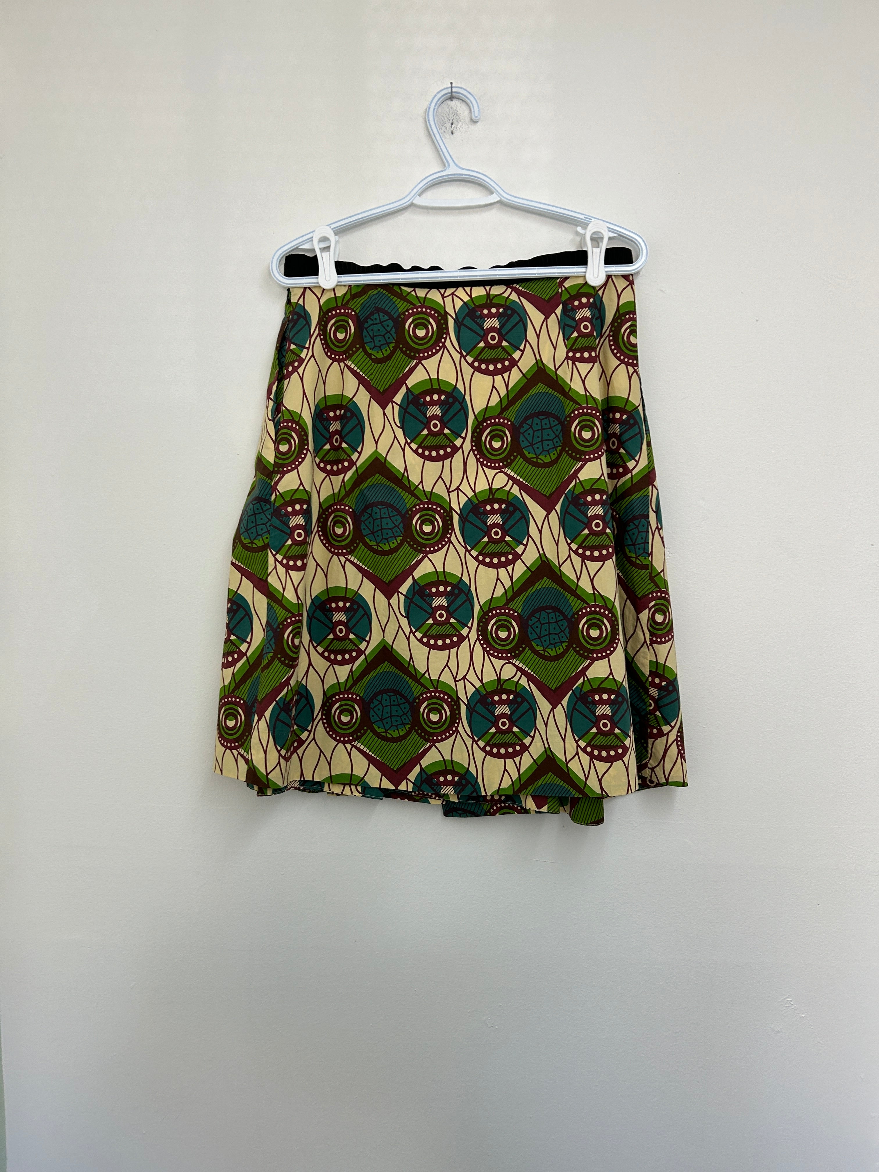 Jupe imprimée cercle multicolore — Marni x H&M