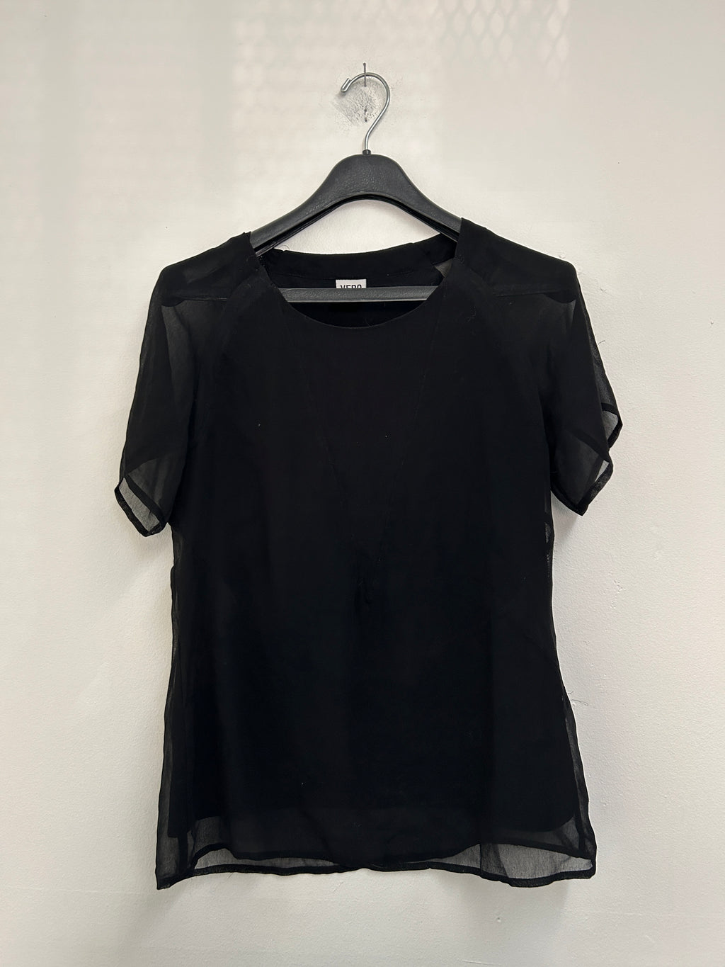 Haut léger noir transparent — VERO MODA