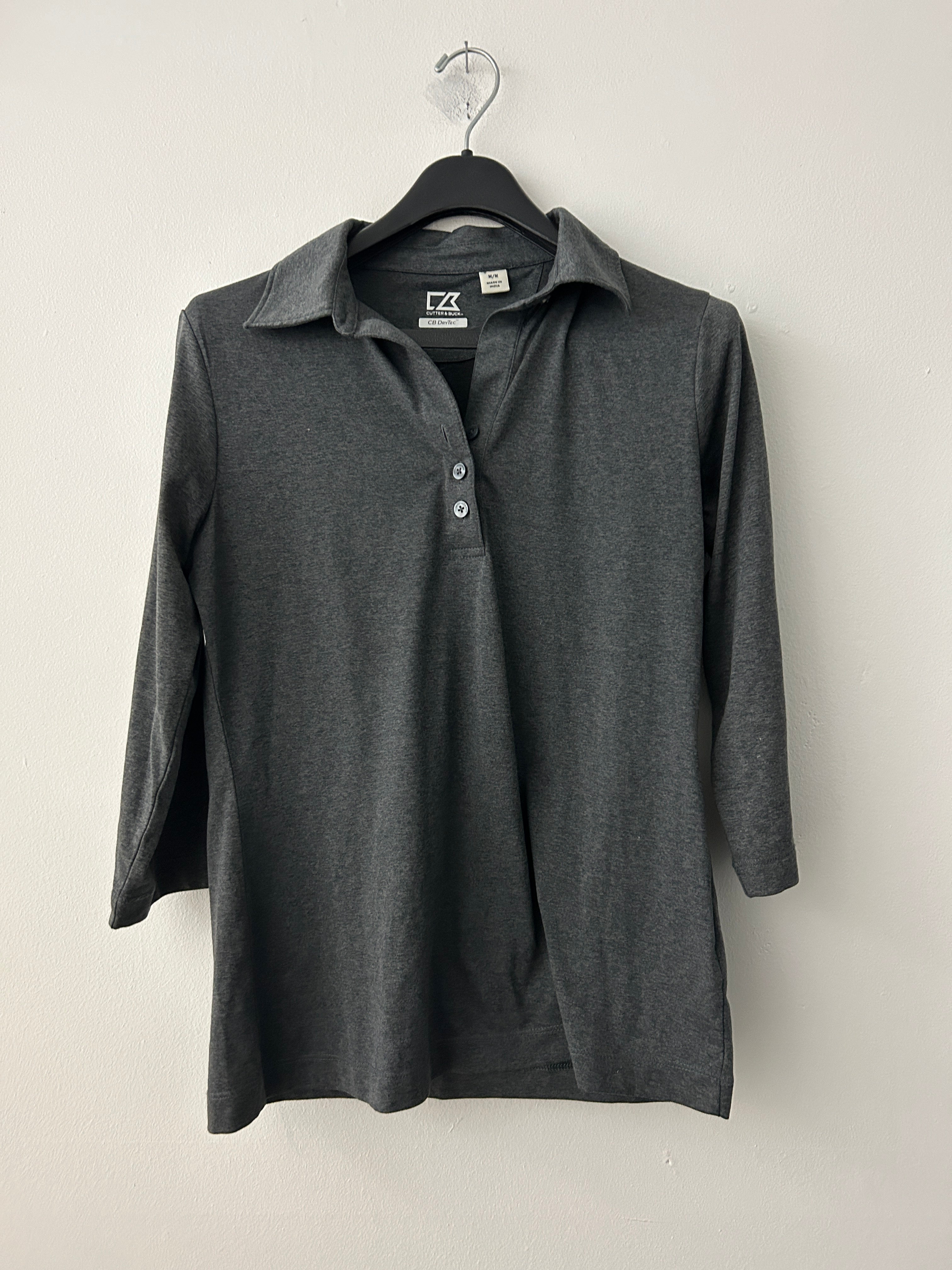 Chandail gris à col polo — Cutter & Buck