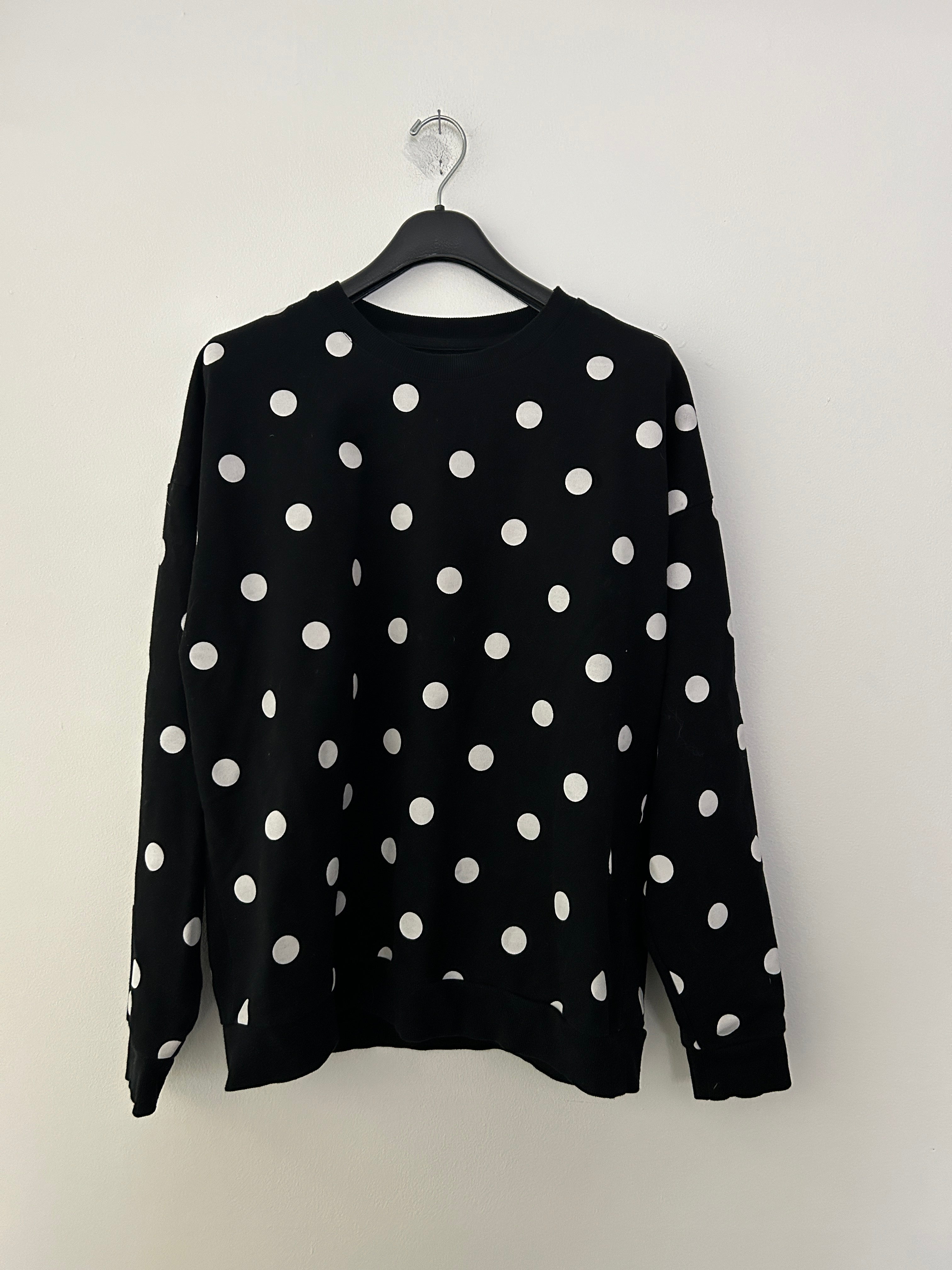 Chandail noir à pois blancs — Twik