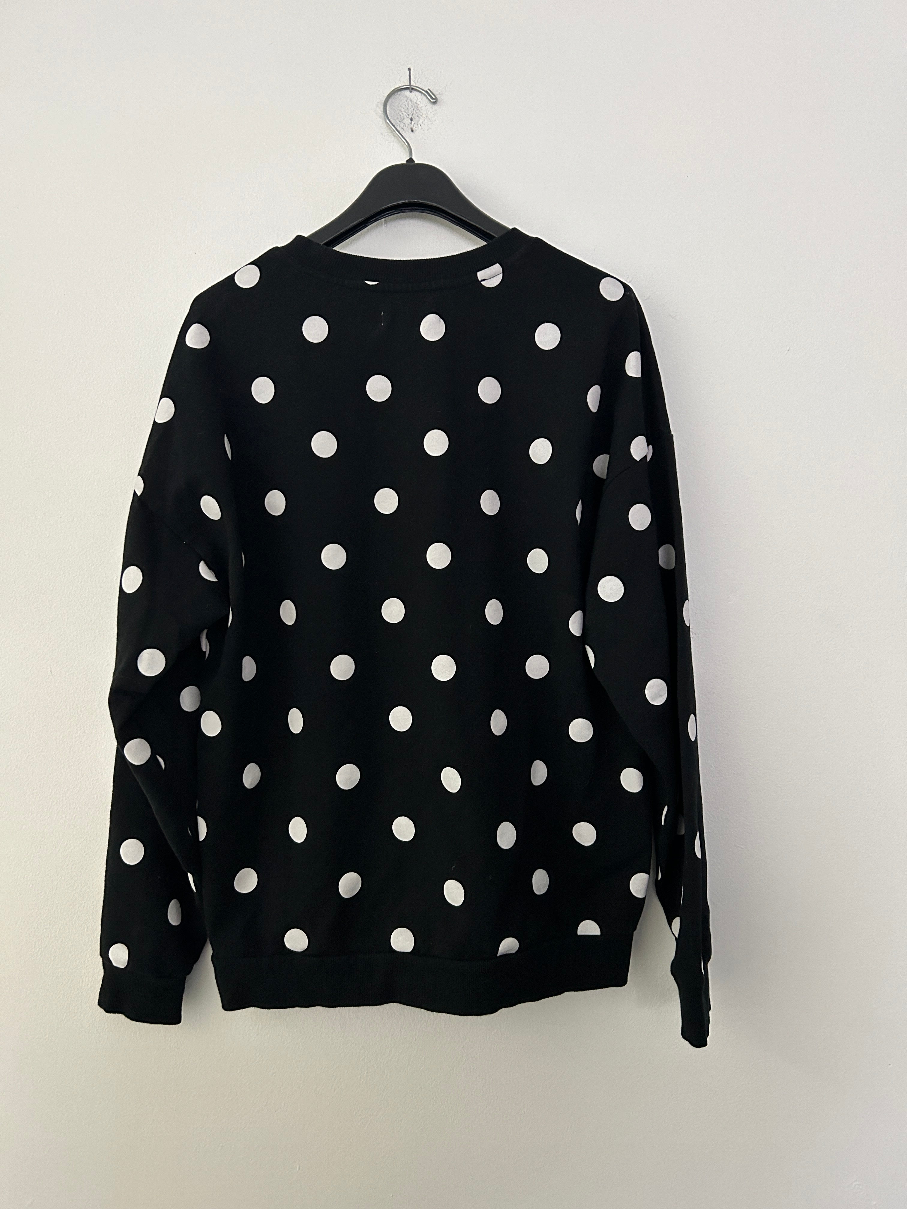 Chandail noir à pois blancs — Twik