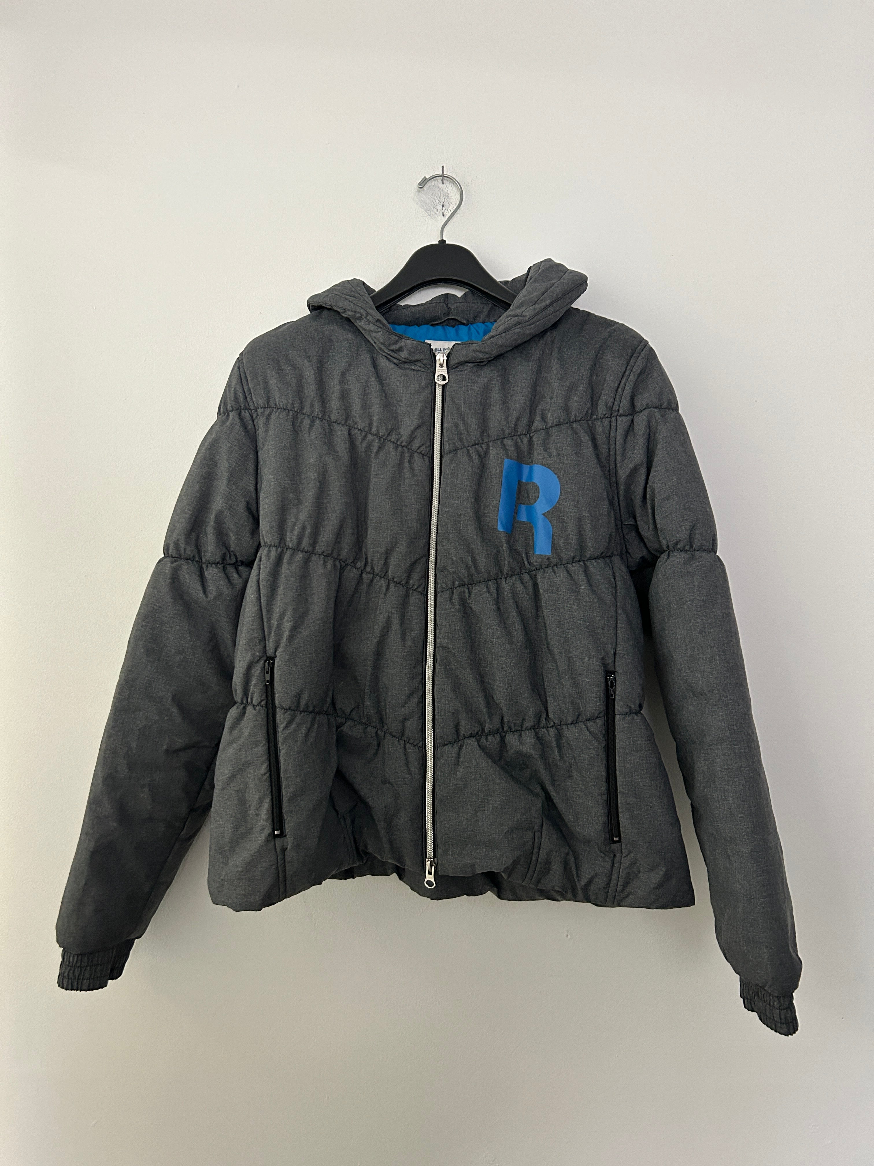 Manteau matelassé gris à capuche — Reebok