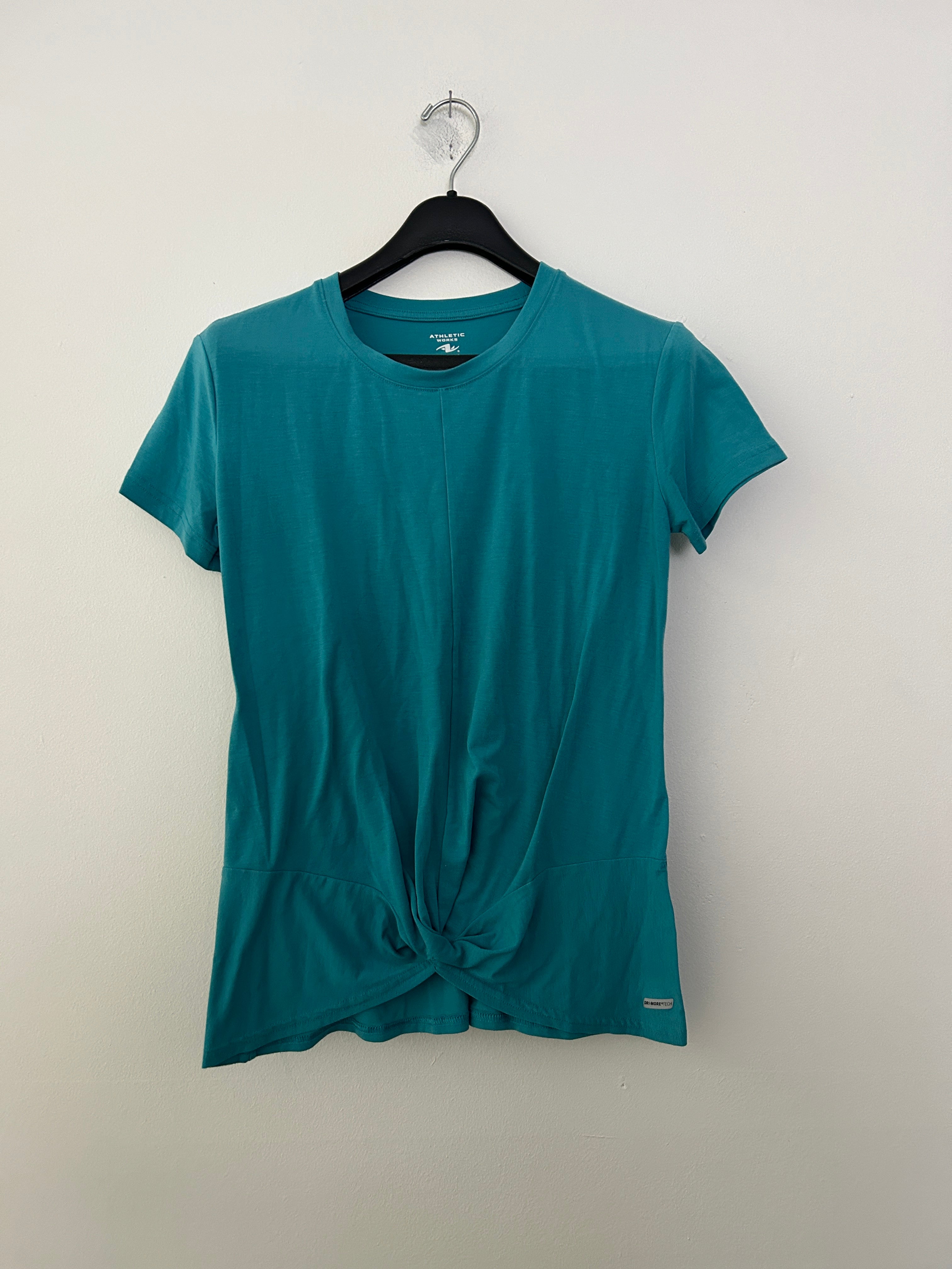 T-shirt turquoise noué à l’avant — Athletic Works