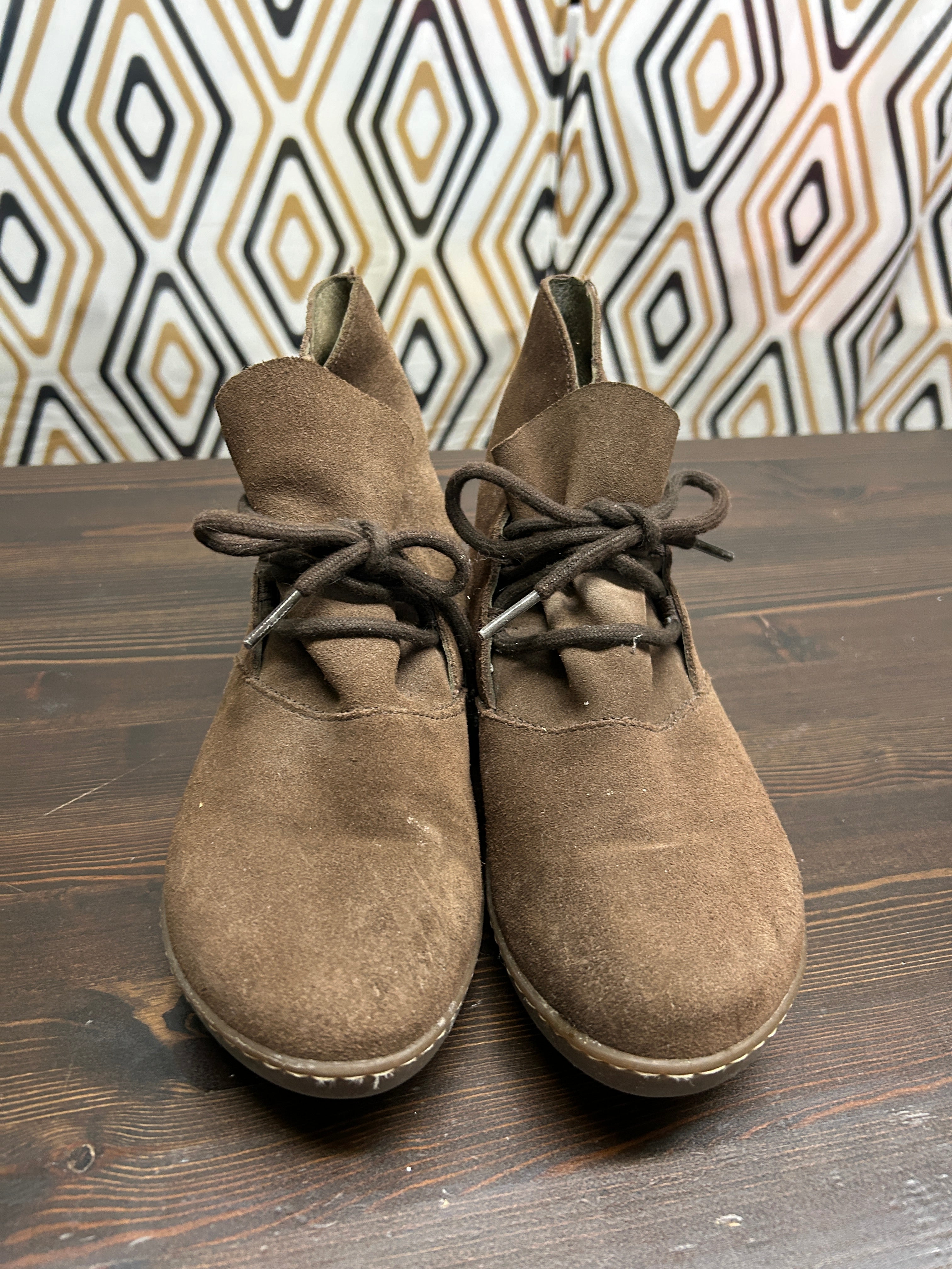 Bottines en suède brunes — El Naturalista