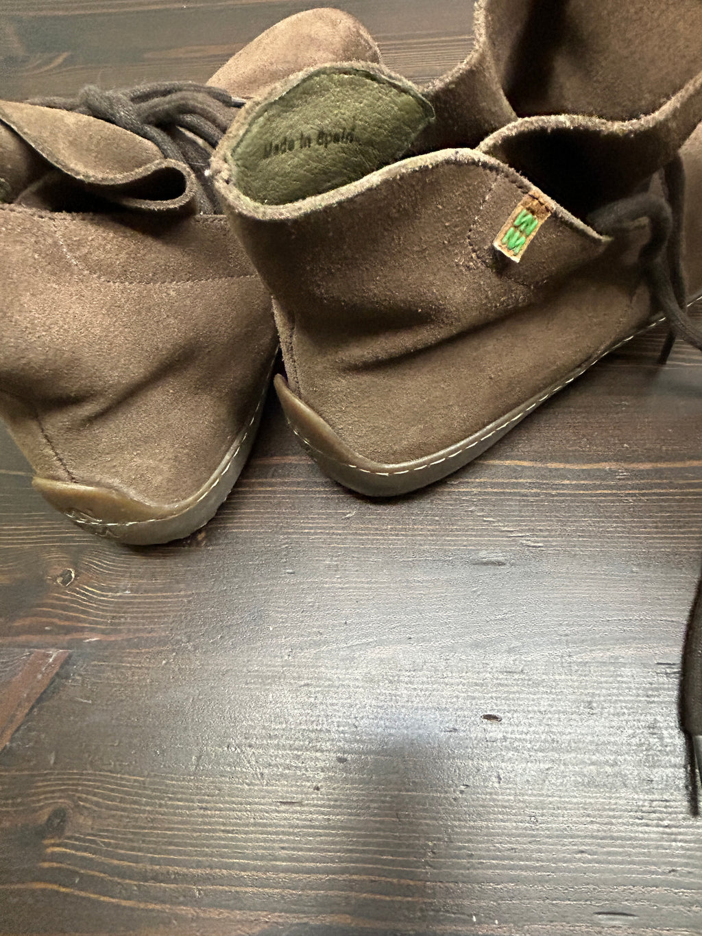 Bottines en suède brunes — El Naturalista