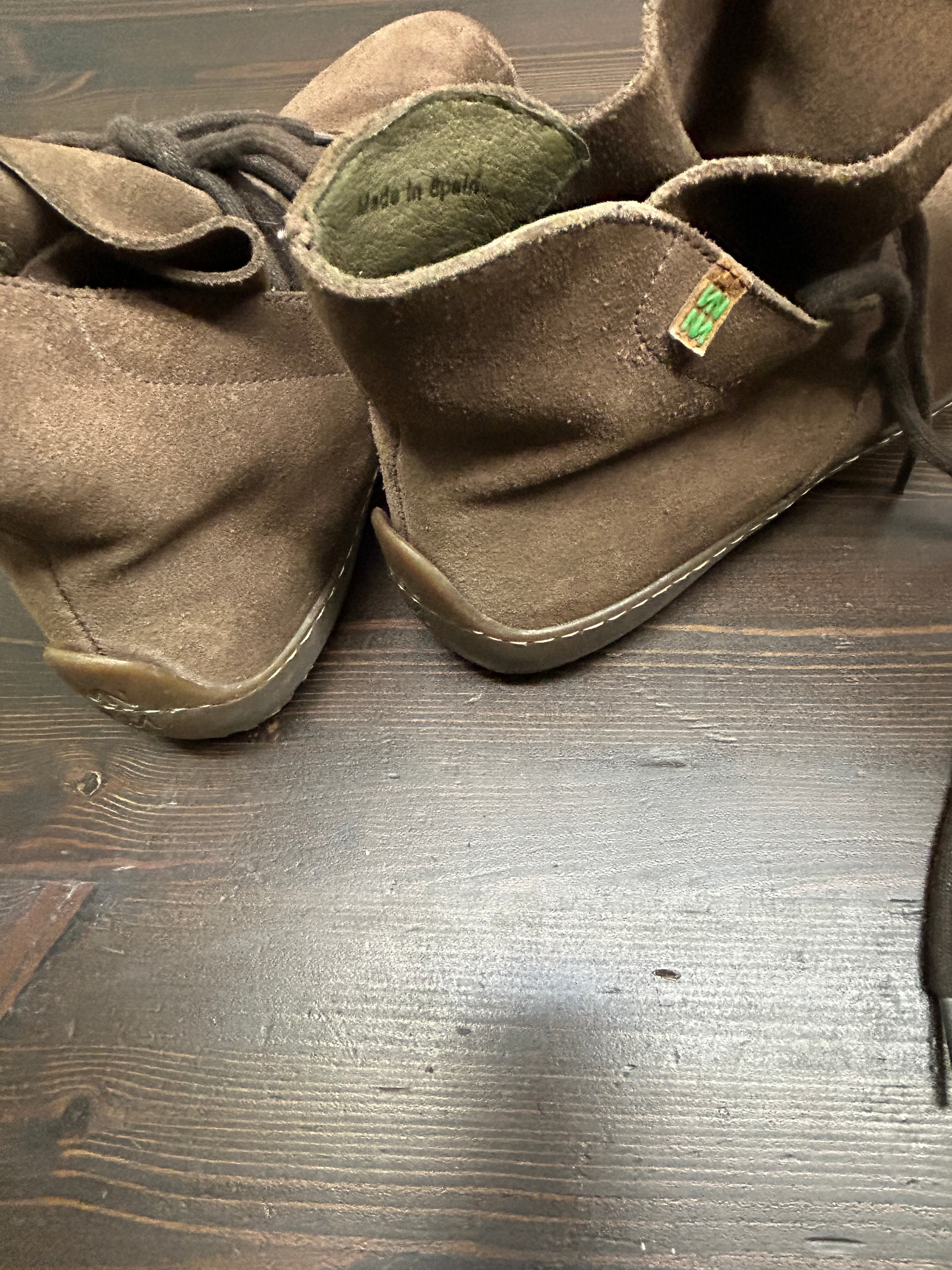 Bottines en suède brunes — El Naturalista