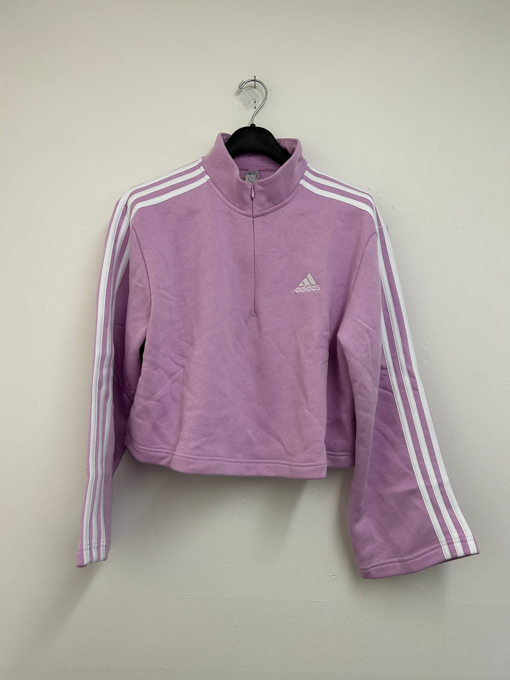 Haut Adidas à demi-fermeture éclair — Rose