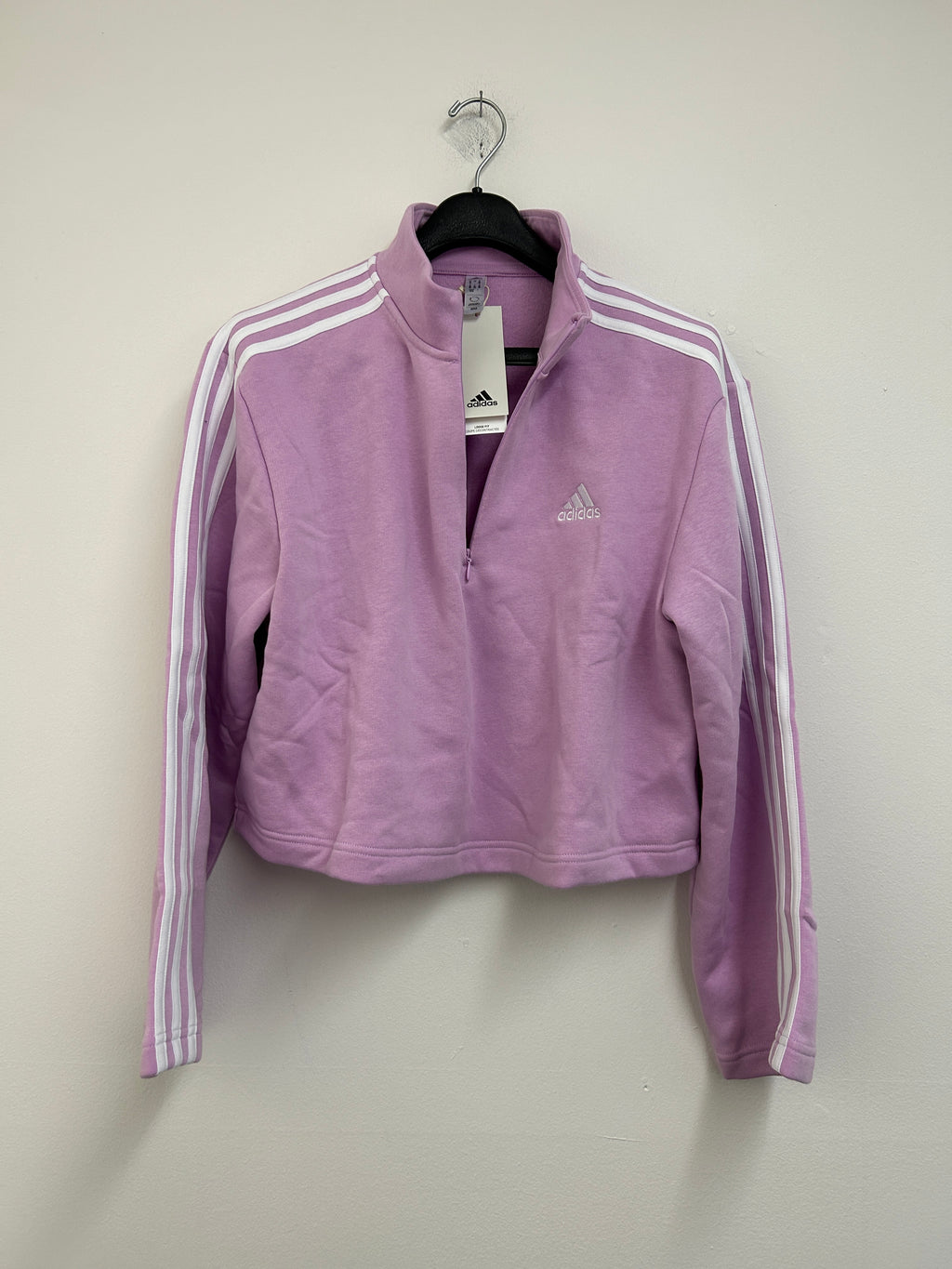 Haut Adidas à demi-fermeture éclair — Rose