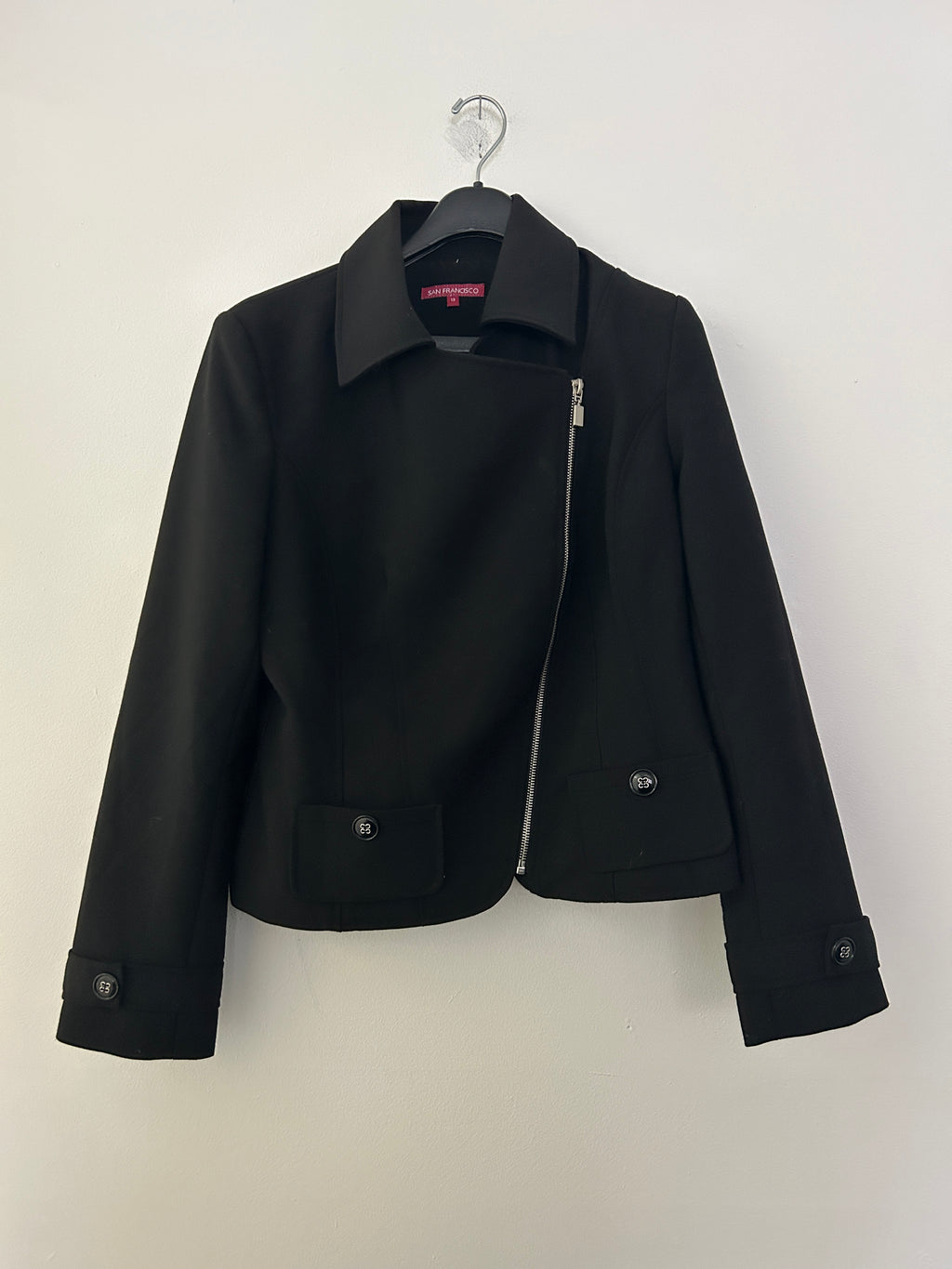 Veste noire courte - San Francisco