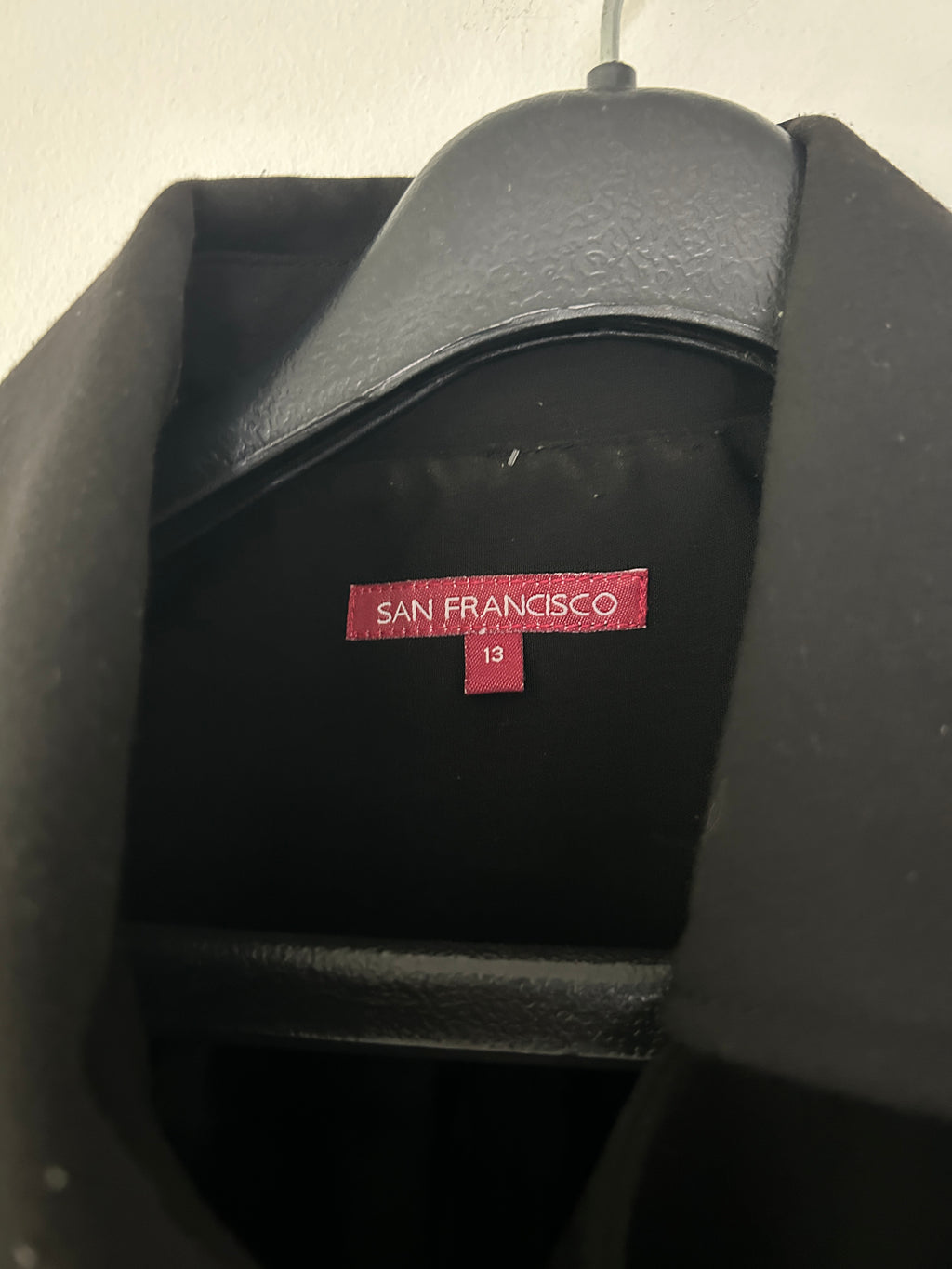 Veste noire courte - San Francisco