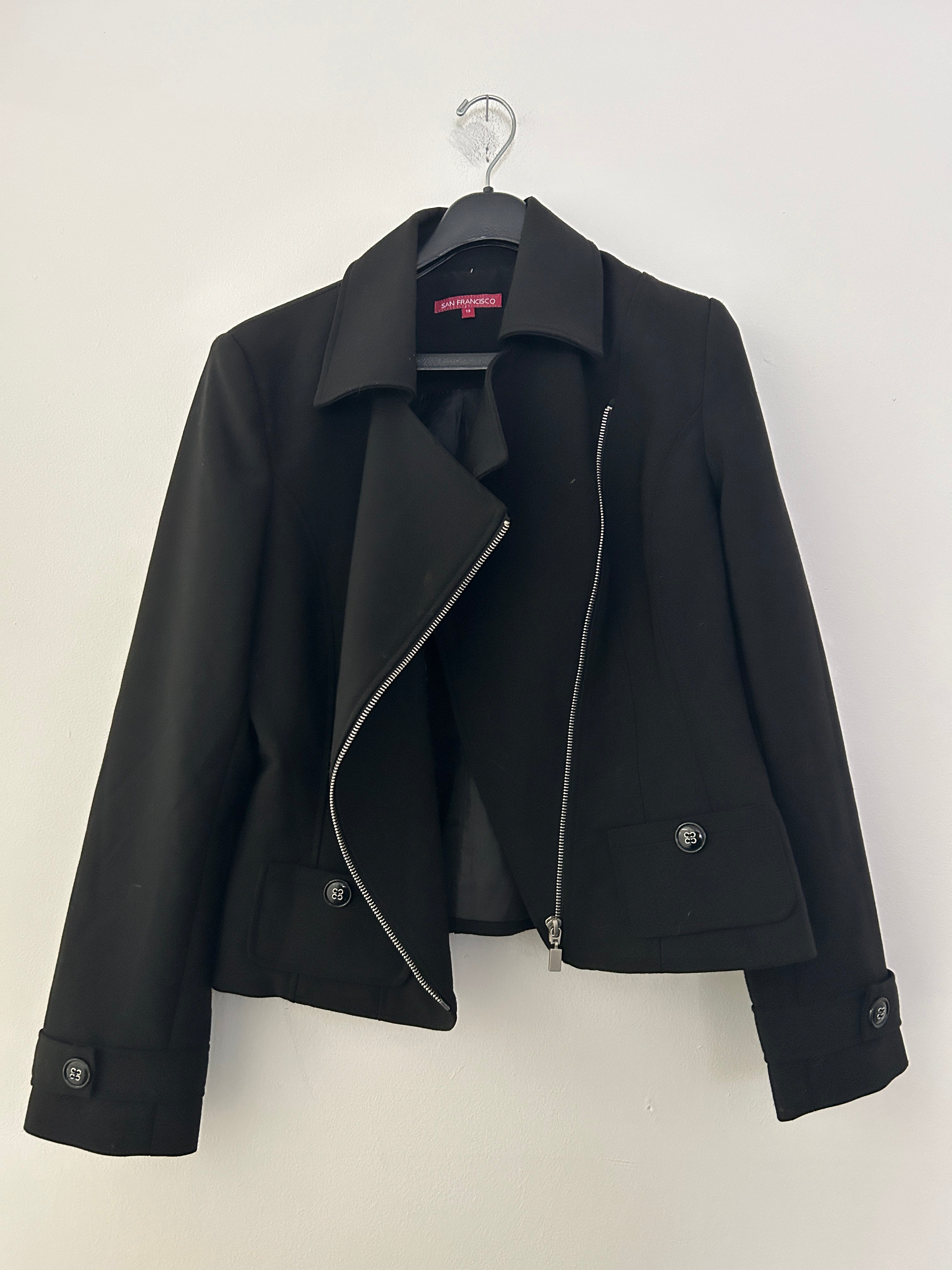 Veste noire courte - San Francisco