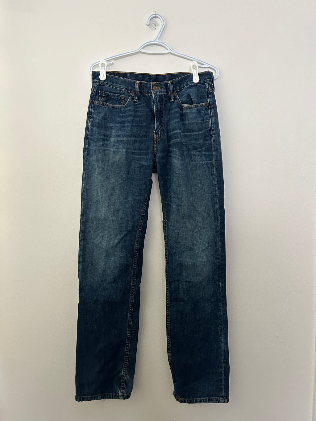 Jean Levi’s 514 coupe droite bleu denim