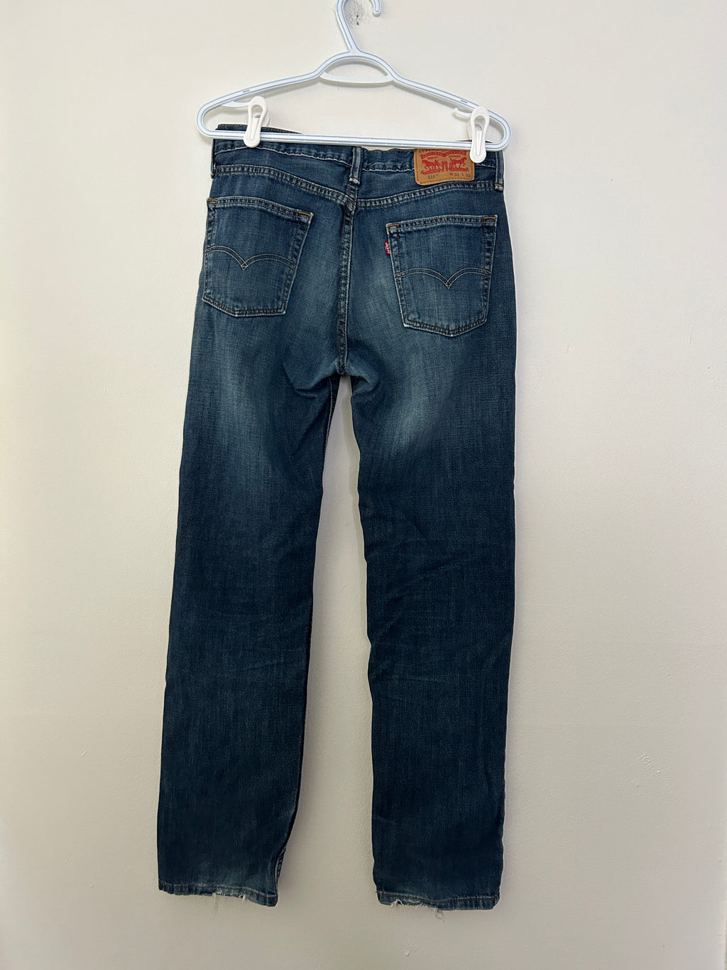 Jean Levi’s 514 coupe droite bleu denim