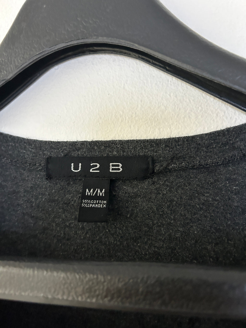 Haut manches longues gris charbon - U2B