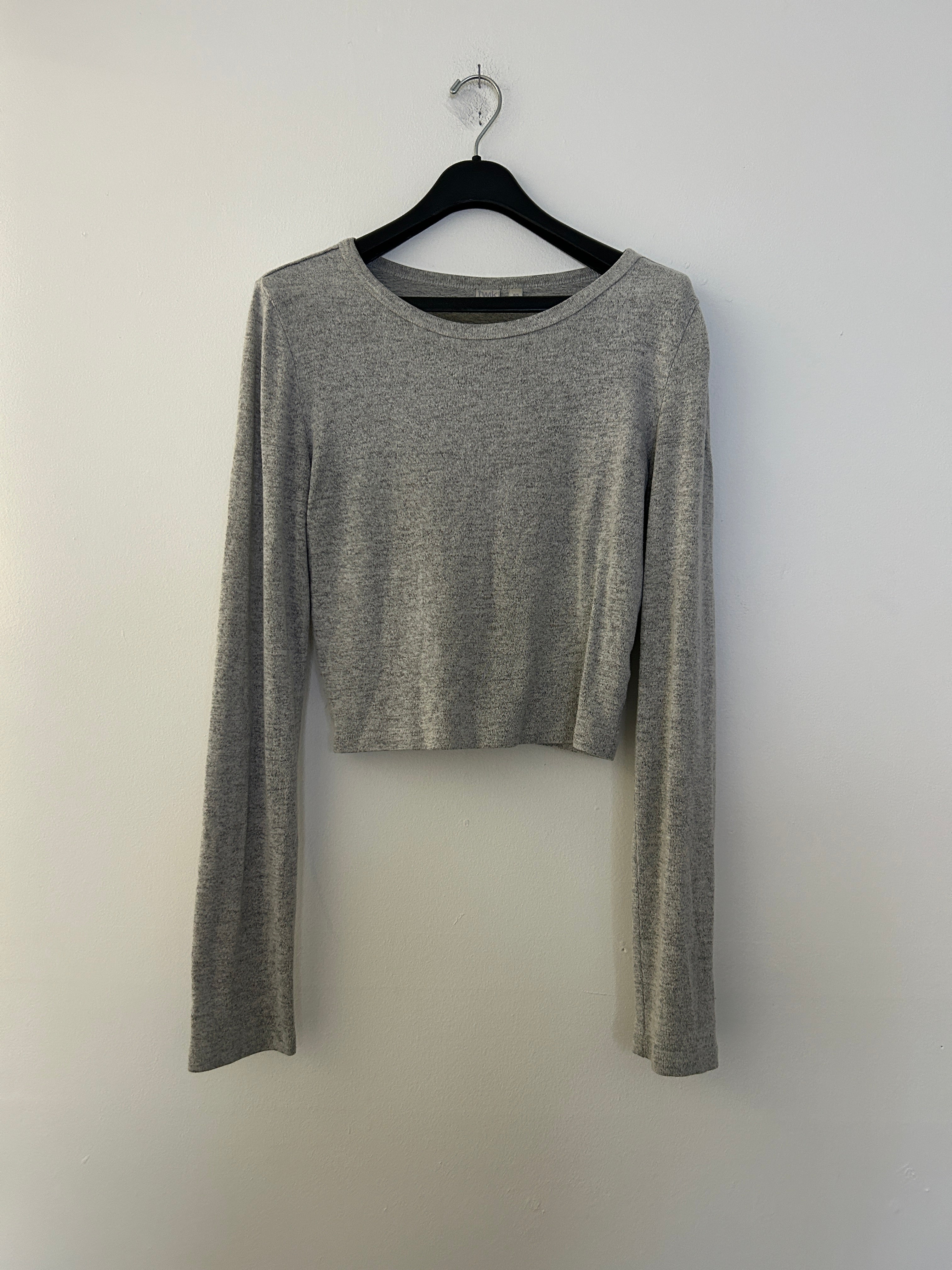 Haut court gris à manches longues – Twik (Simons)