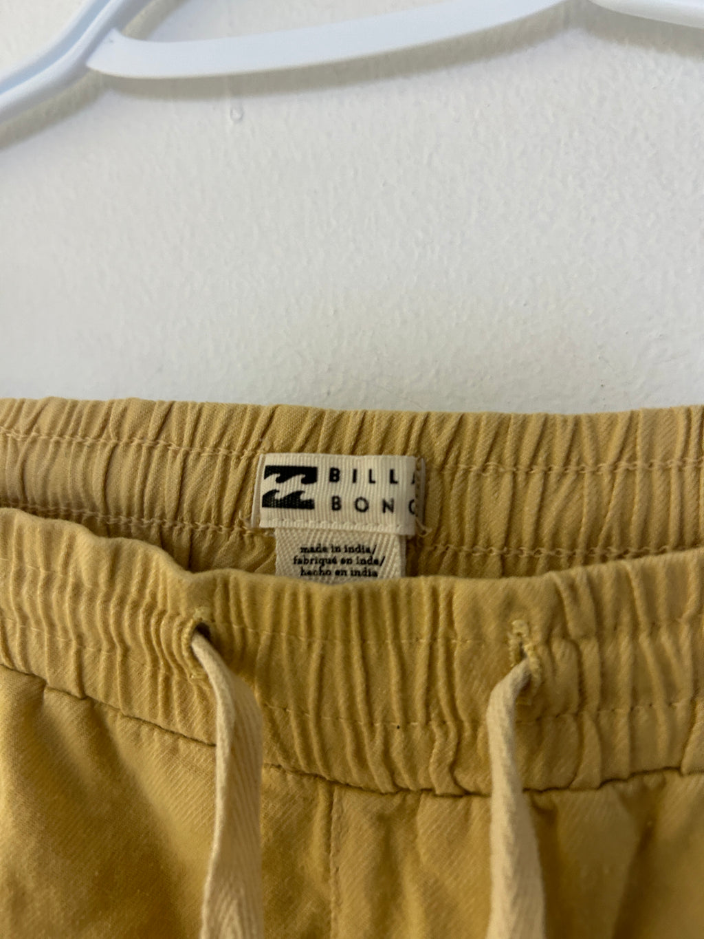 Pantalon jogger Billabong jaune moutarde