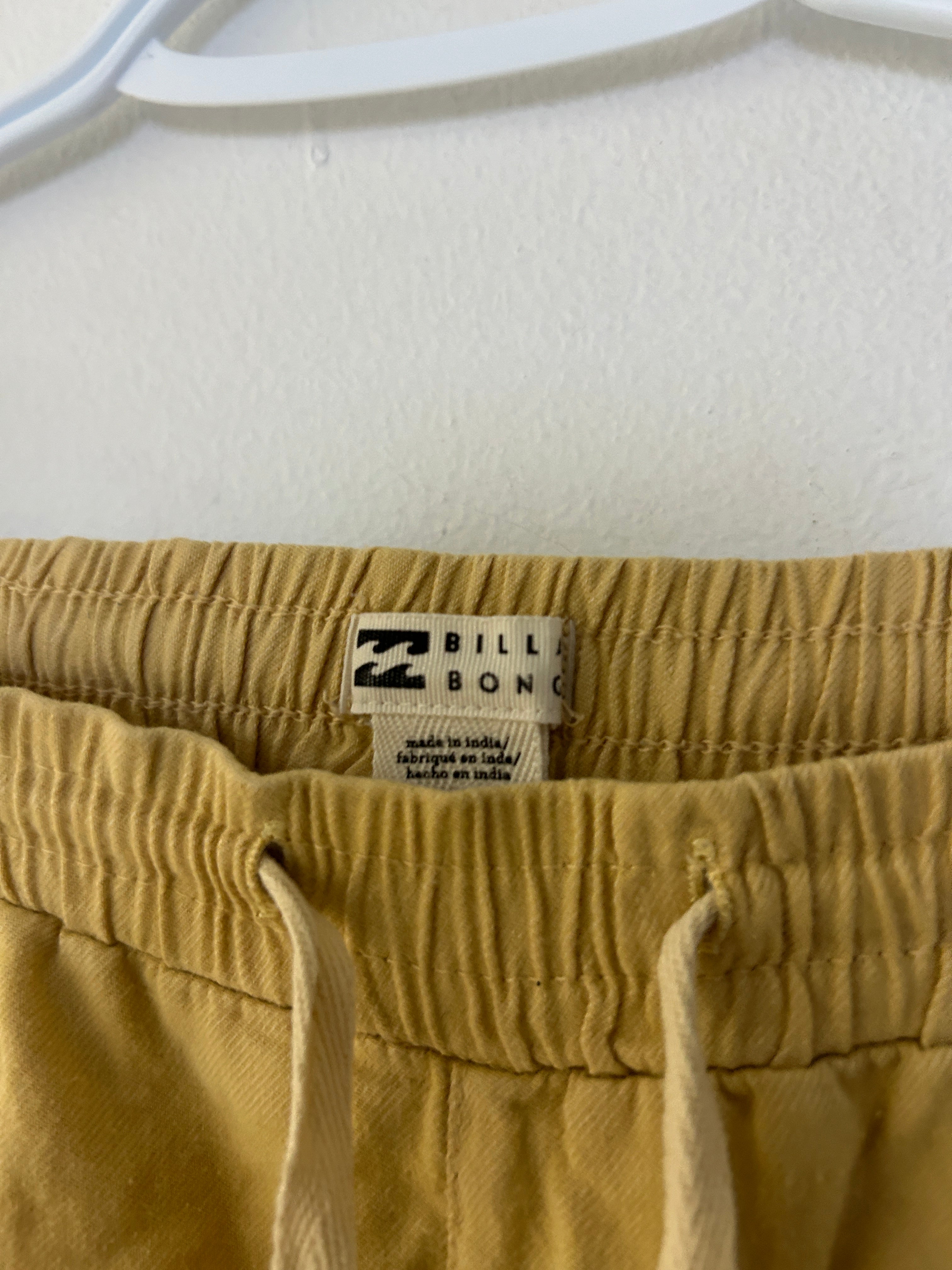 Pantalon jogger Billabong jaune moutarde