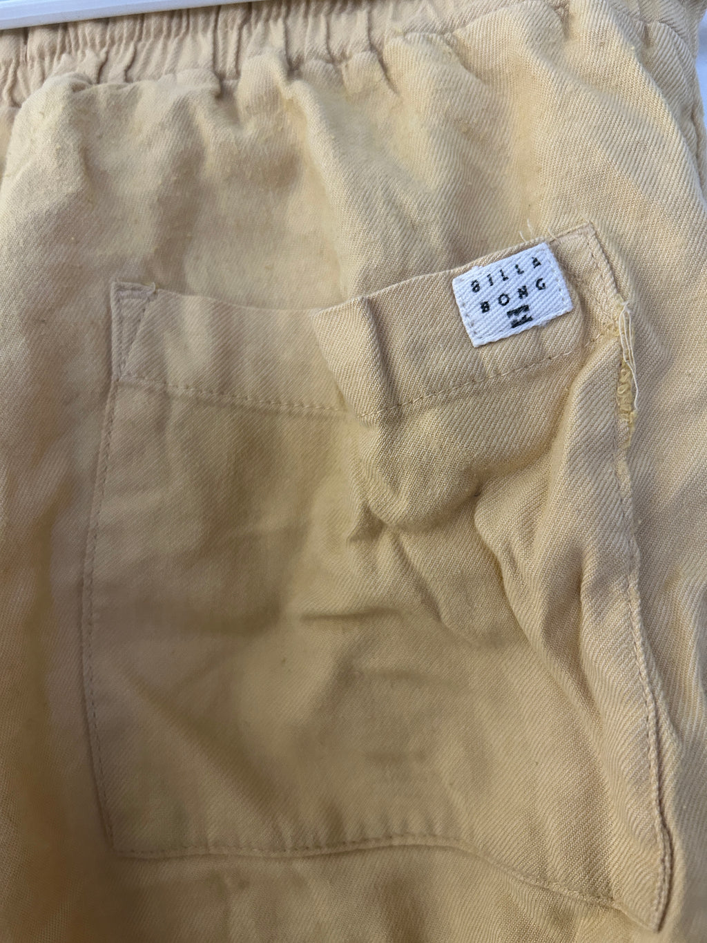 Pantalon jogger Billabong jaune moutarde