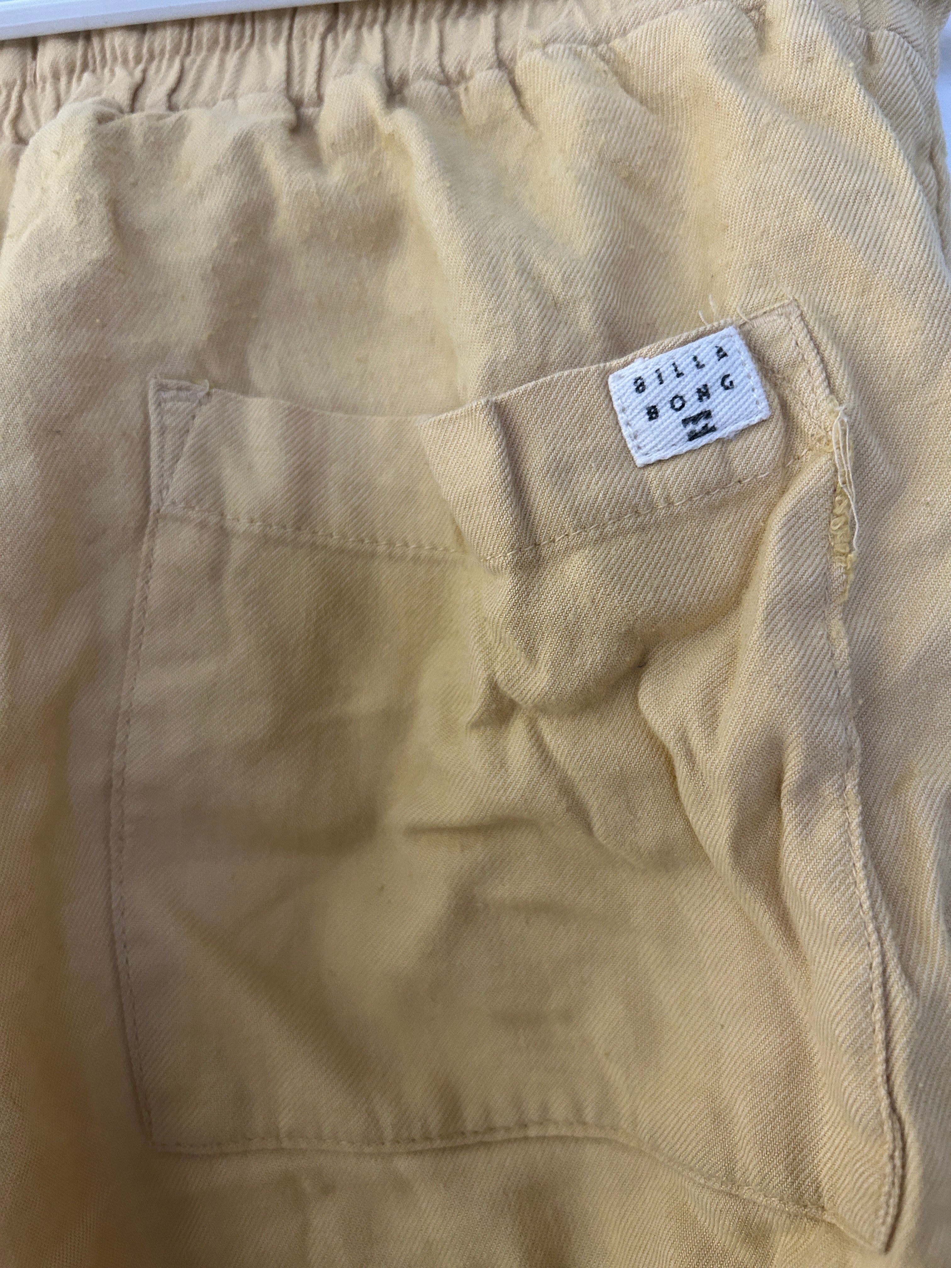 Pantalon jogger Billabong jaune moutarde
