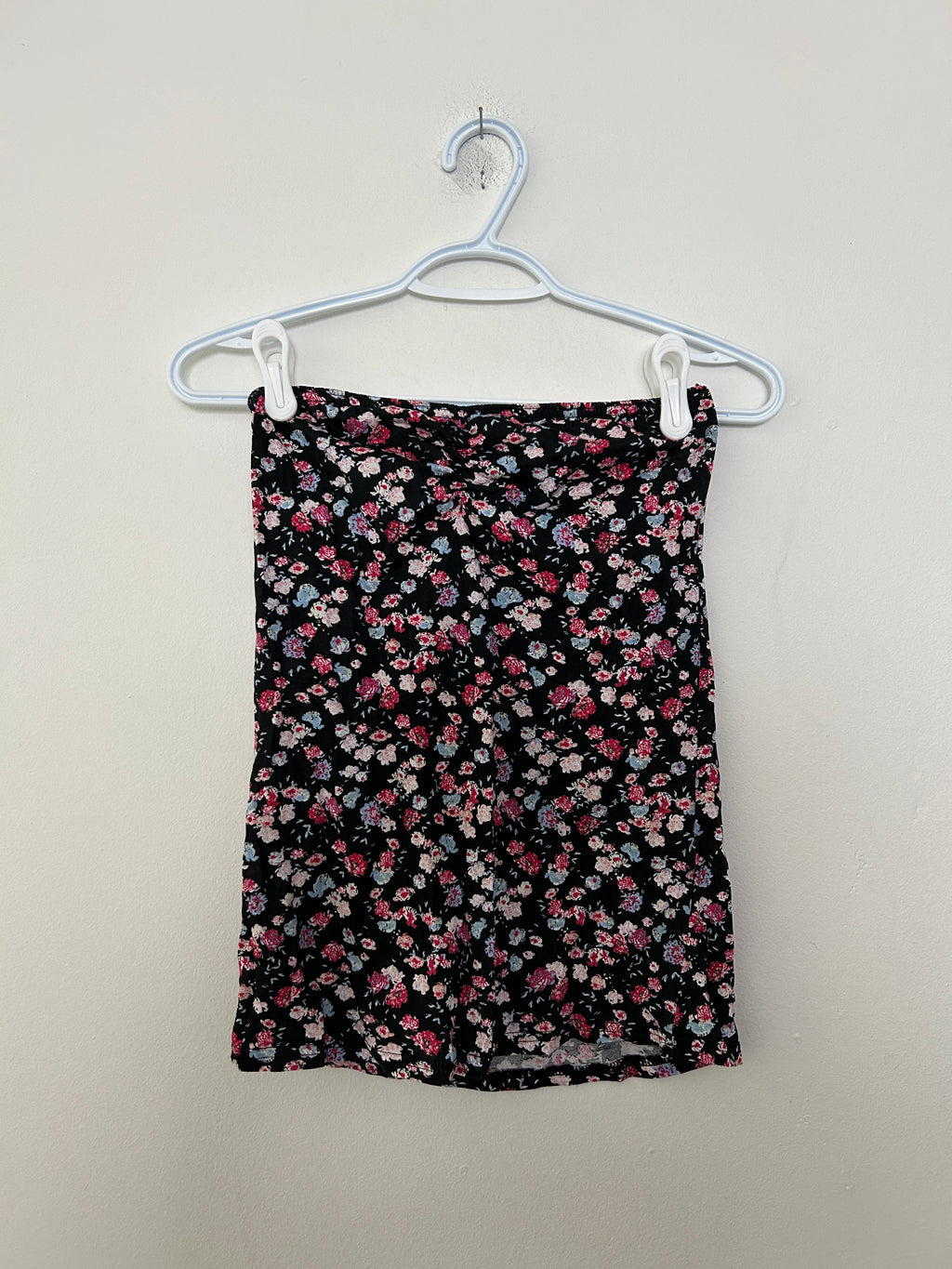 Jupe Hauts noire fleurie TALLY WEiJL