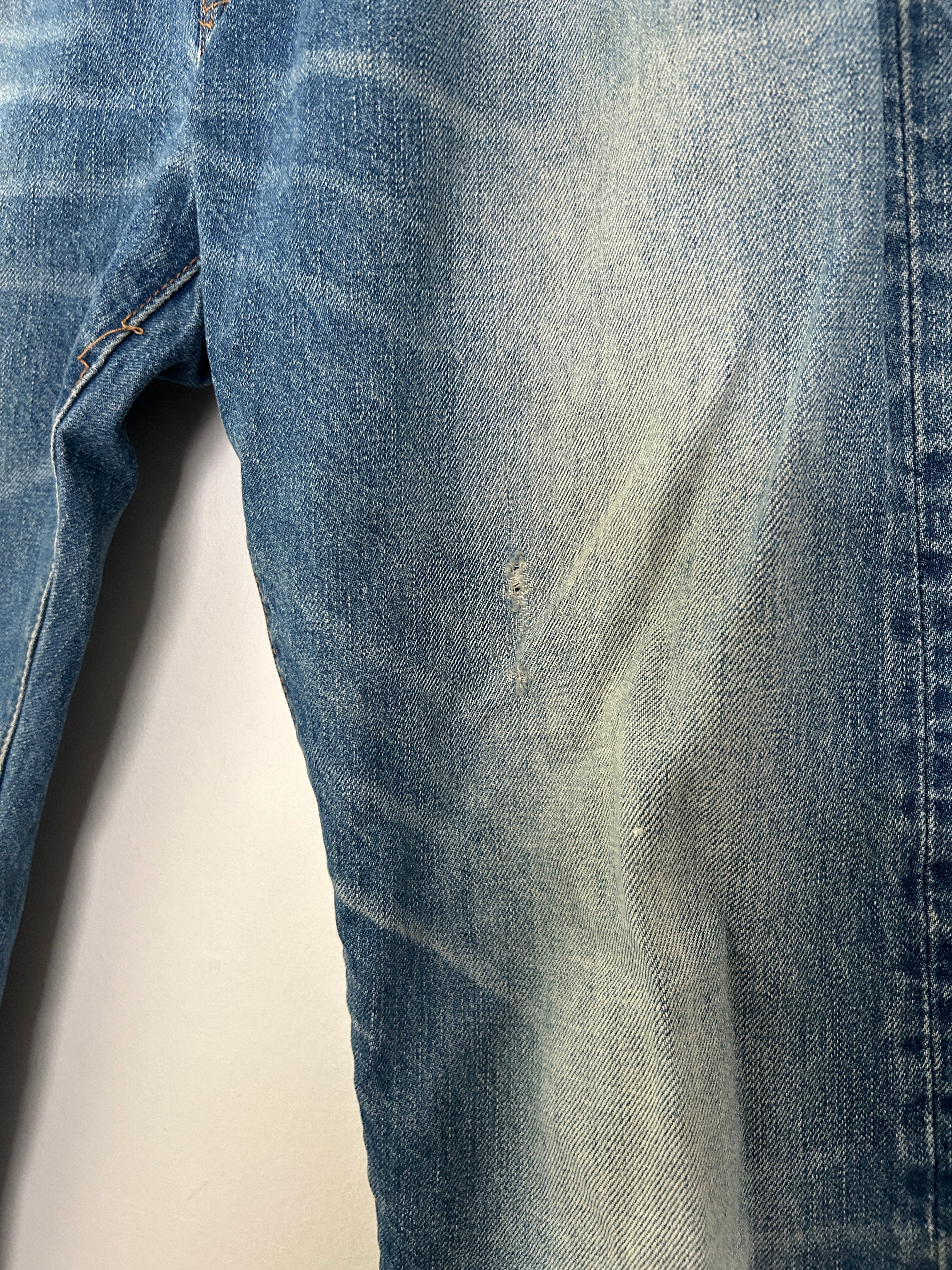 Jean droit bleu délavé Gap 1969 – Coupe standard