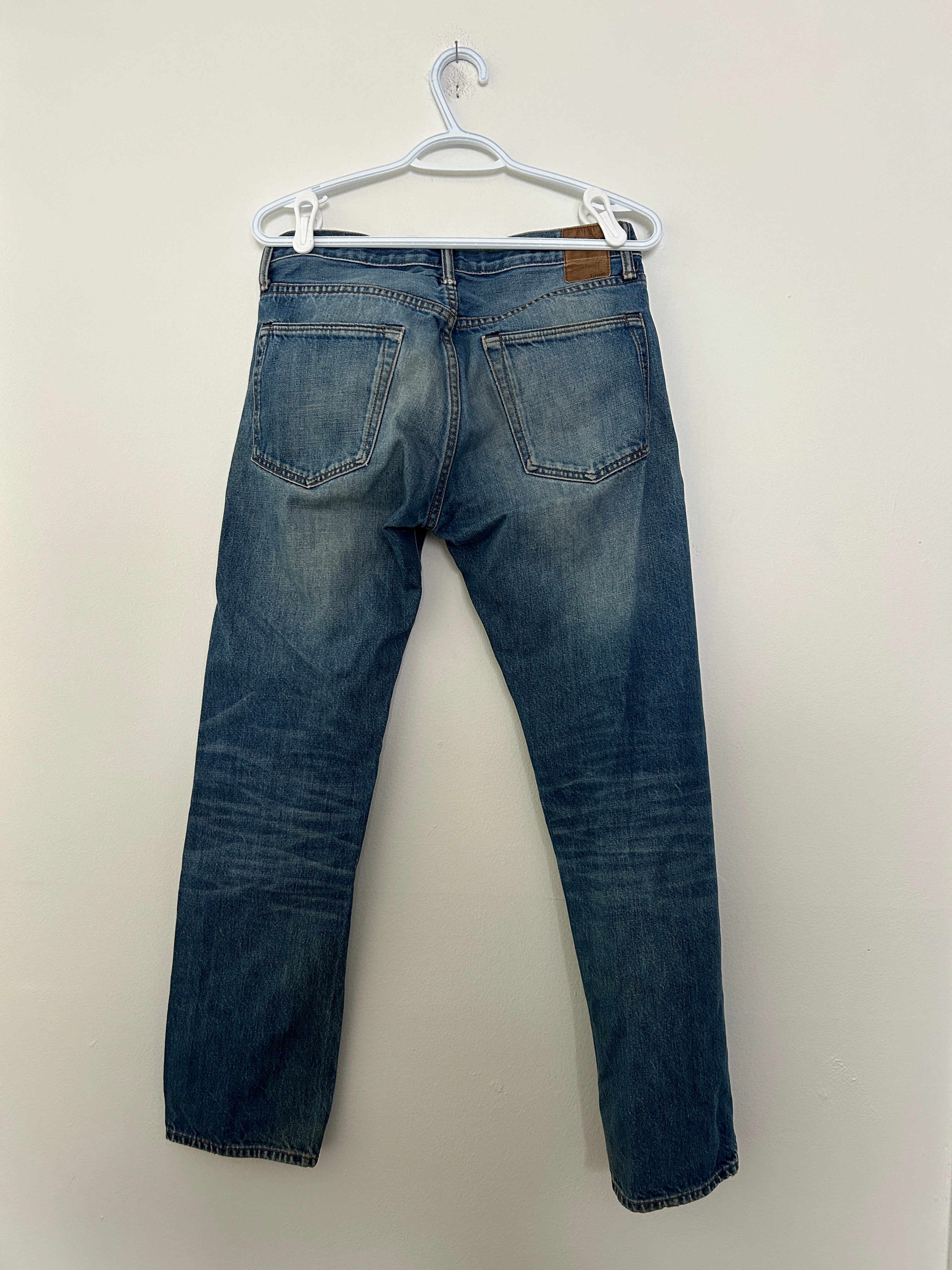 Jean droit bleu délavé Gap 1969 – Coupe standard