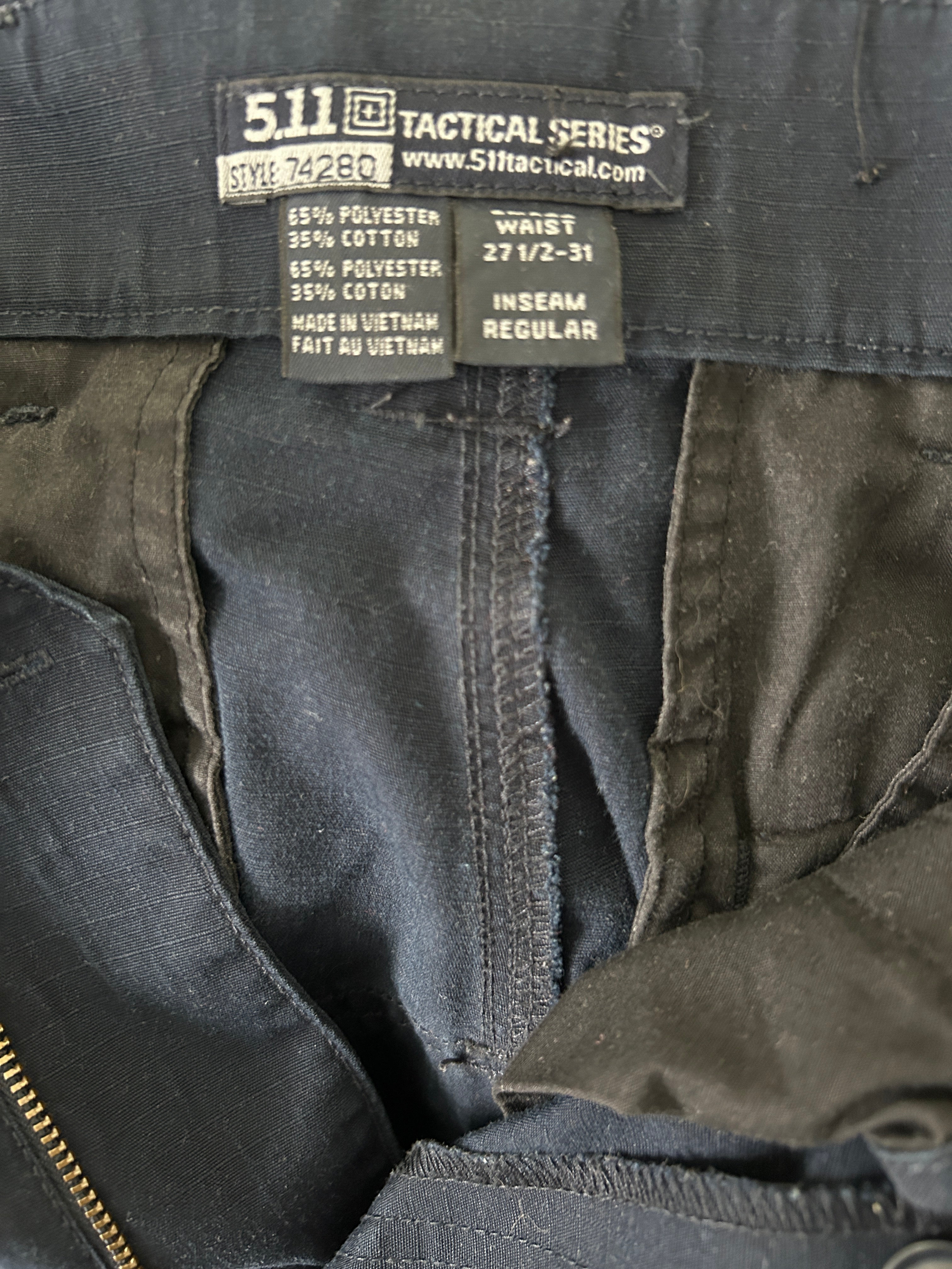 Pantalon cargo tactique noir – Tactical Series