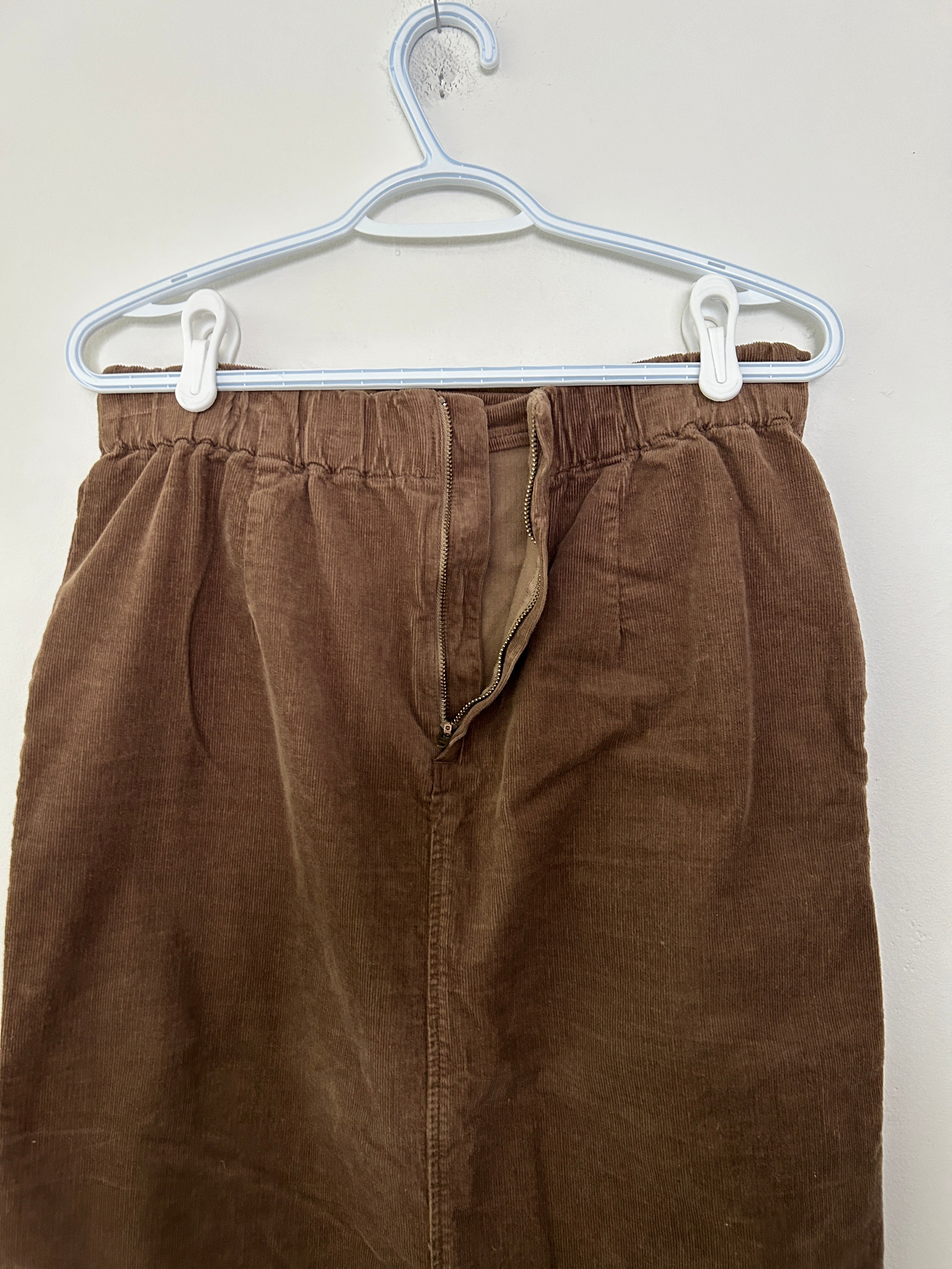 Jupe en velours côtelé