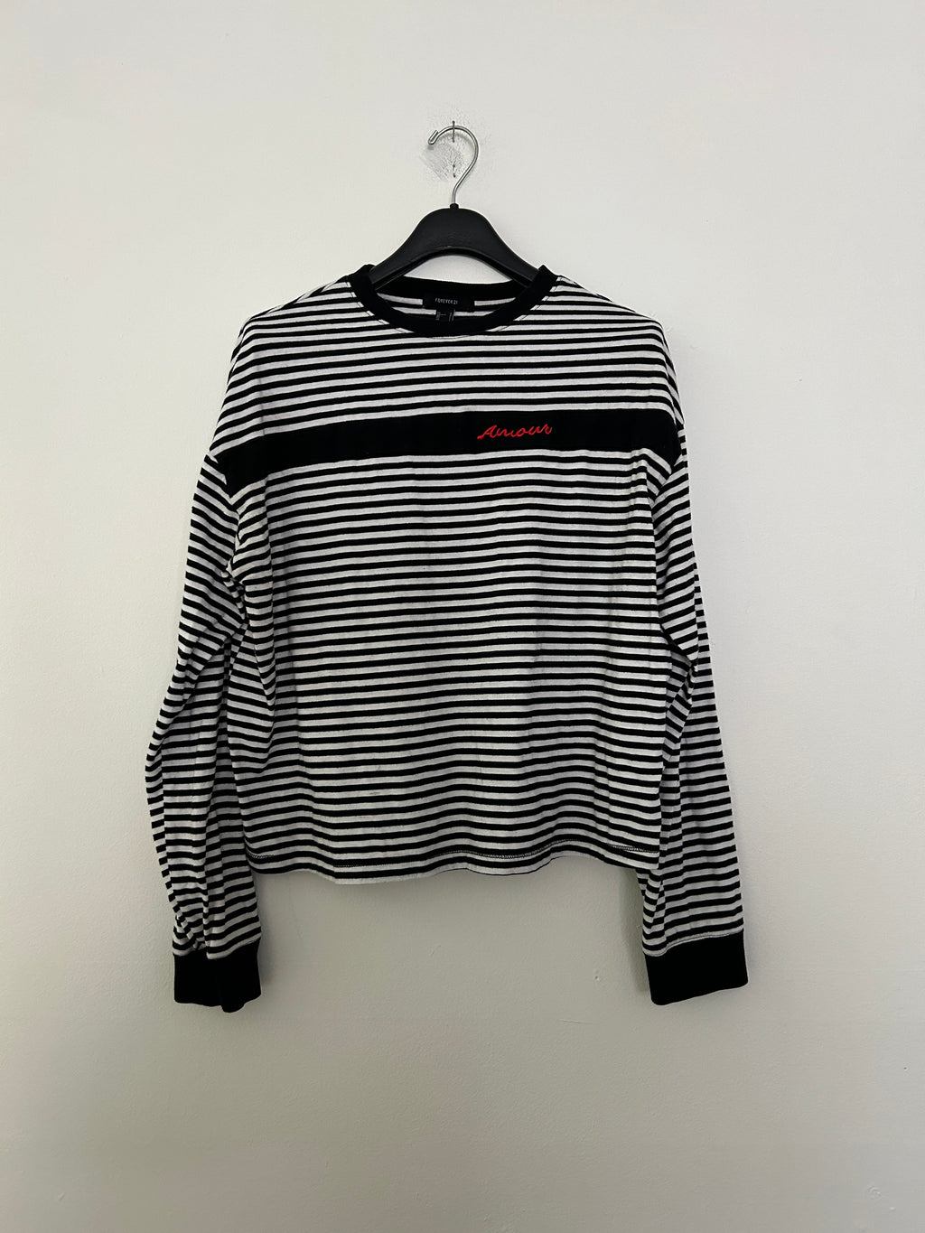 Haut rayé manches longues – Forever 21