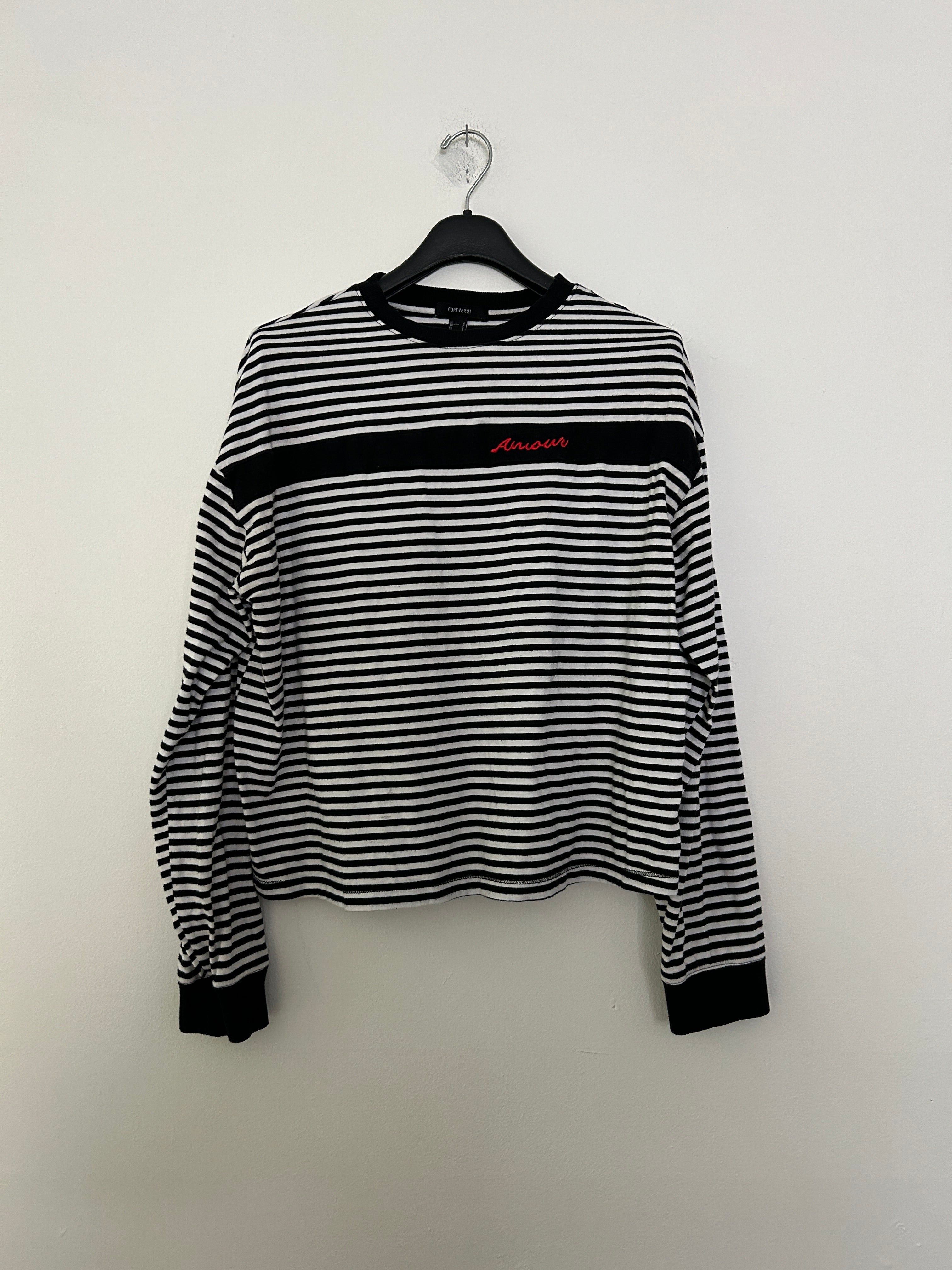 Haut rayé manches longues – Forever 21